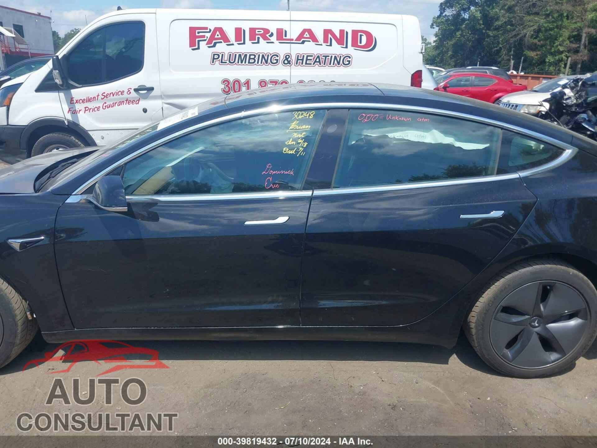 TESLA MODEL 3 2019 - 5YJ3E1EA3KF297615