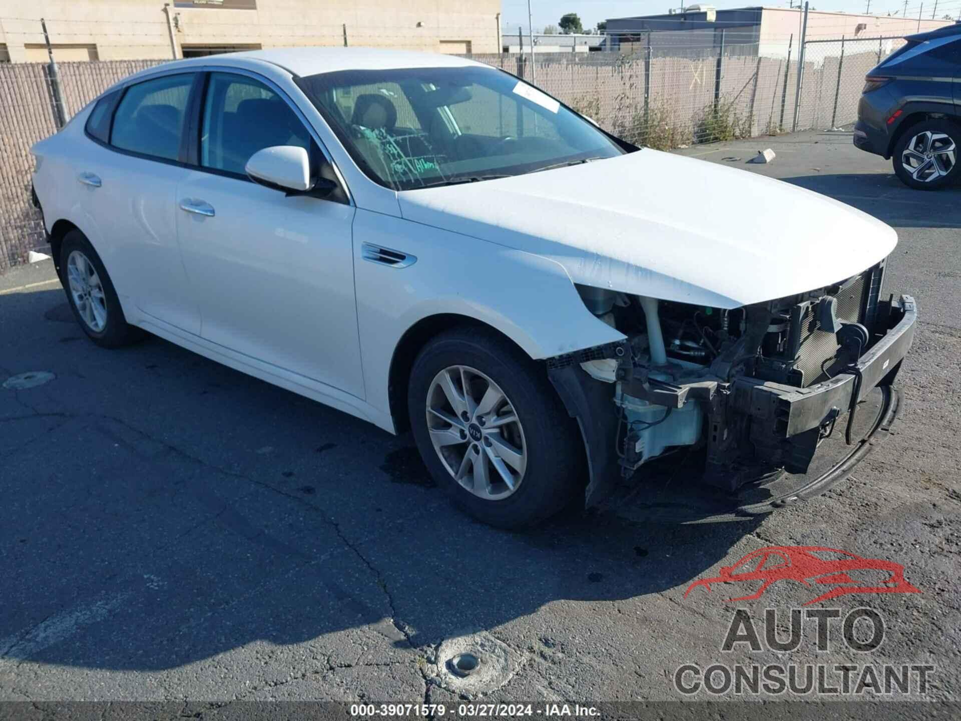 KIA OPTIMA 2016 - KNAGT4L37G5085271