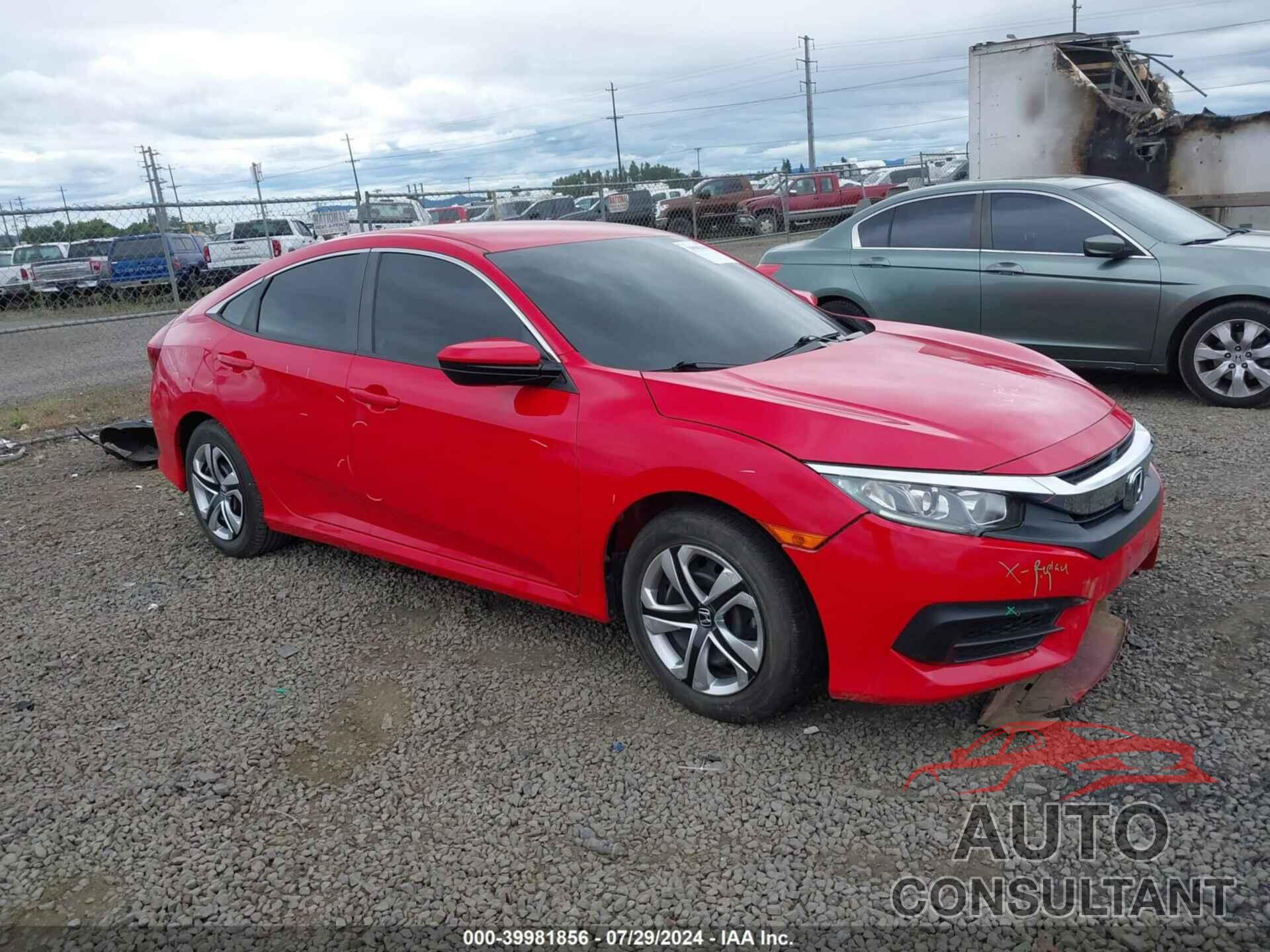 HONDA CIVIC 2018 - 2HGFC2F57JH542212