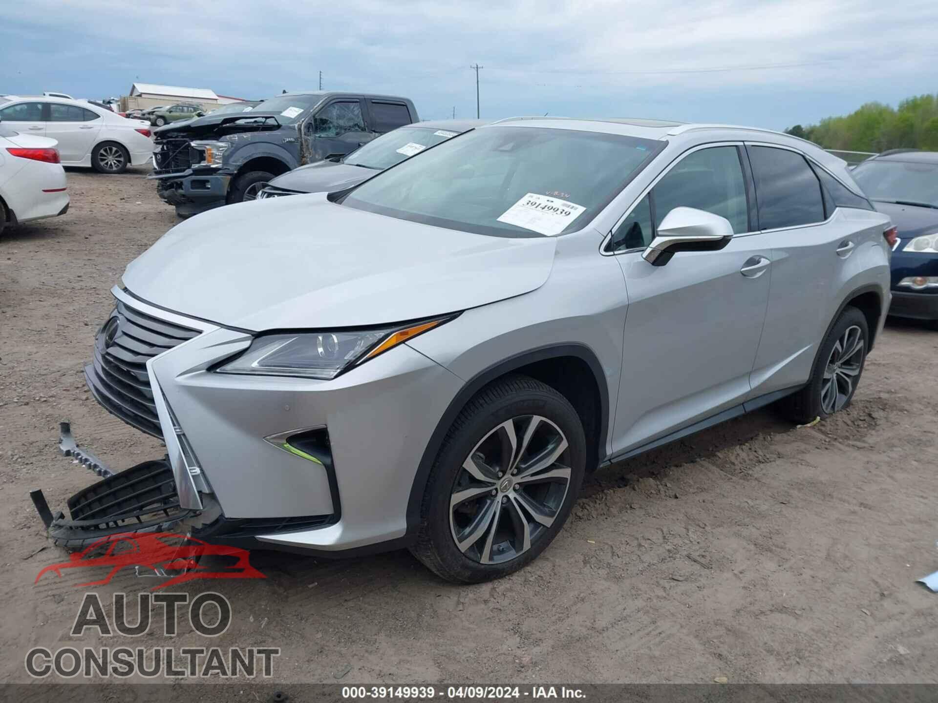 LEXUS RX 2017 - 2T2ZZMCA4HC036196