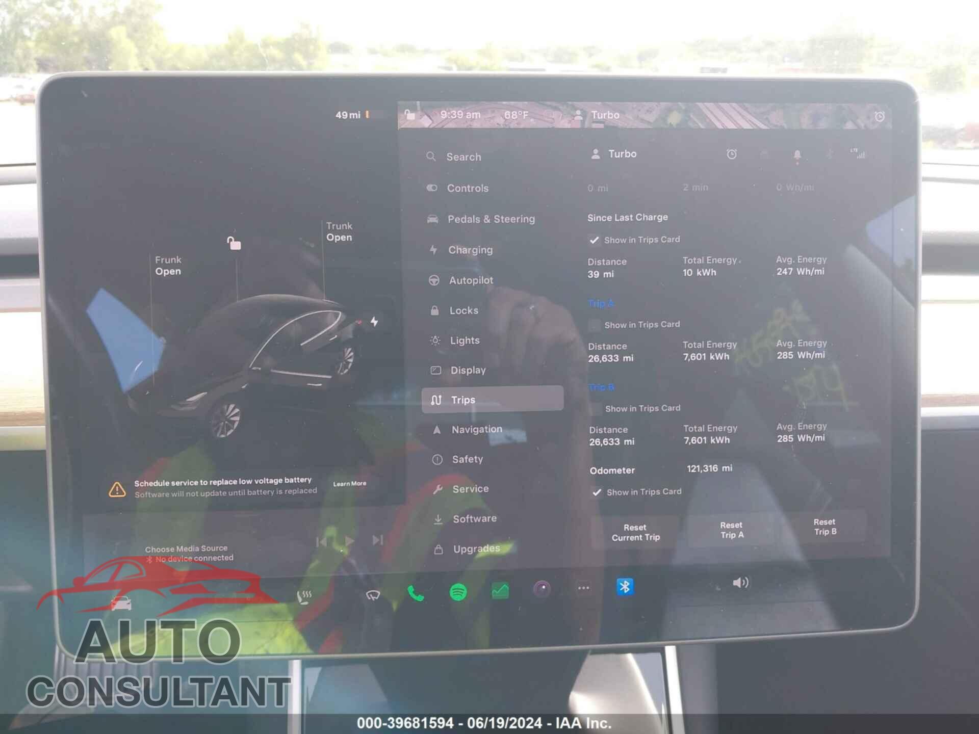 TESLA MODEL 3 2019 - 5YJ3E1EA2KF314159