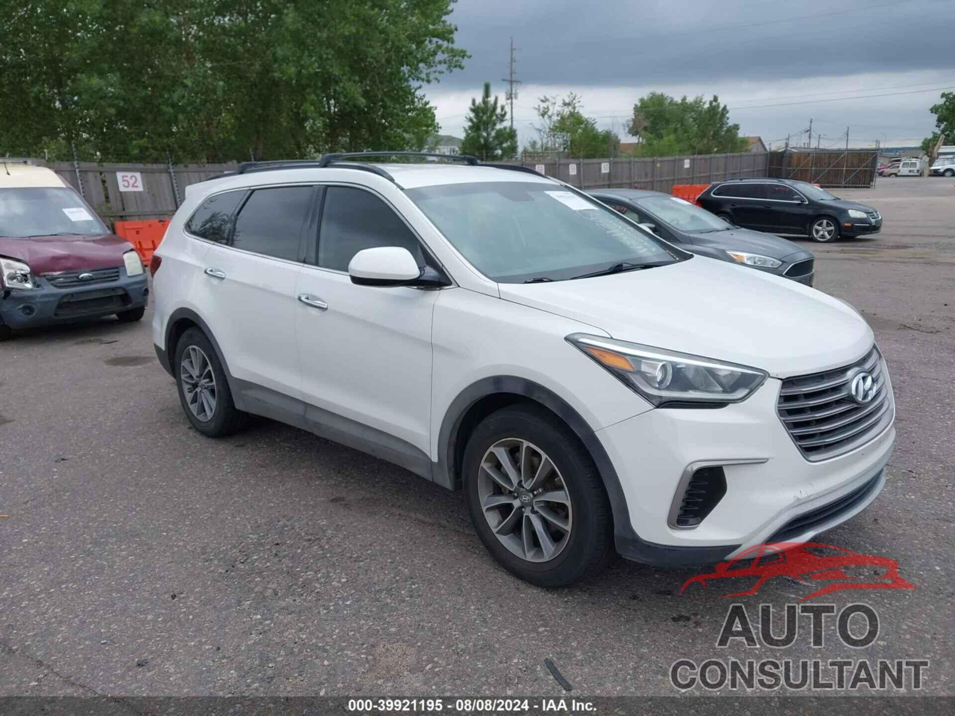 HYUNDAI SANTA FE 2017 - KM8SM4HFXHU168113