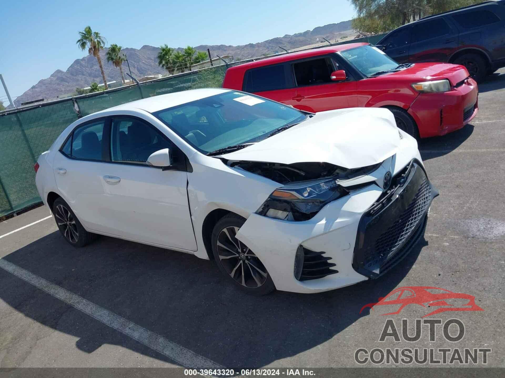 TOYOTA COROLLA 2017 - 5YFBURHE6HP622492