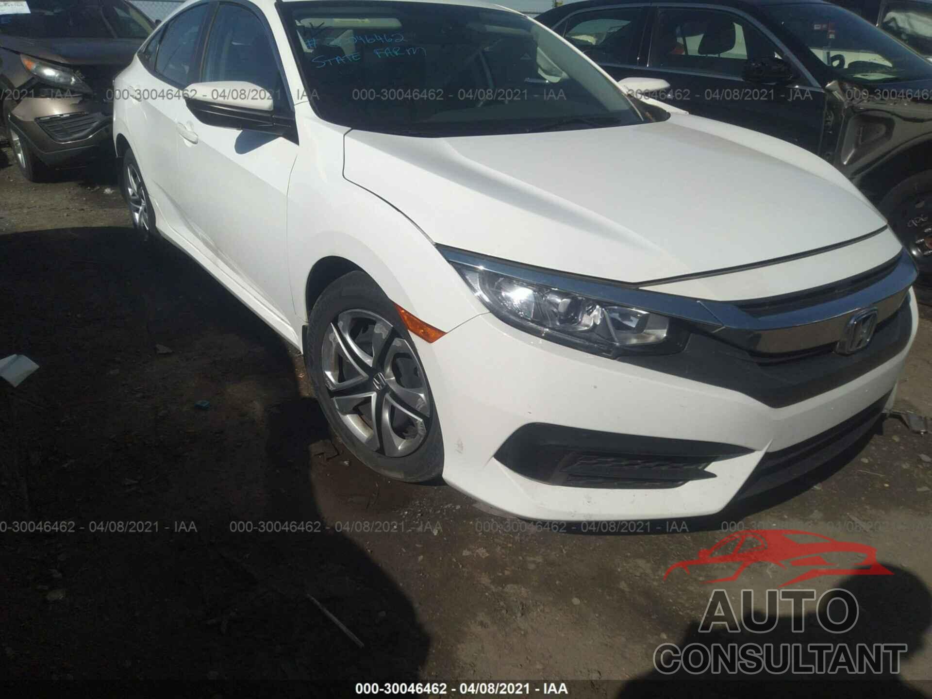 HONDA CIVIC SEDAN 2016 - 19XFC2F57GE087414