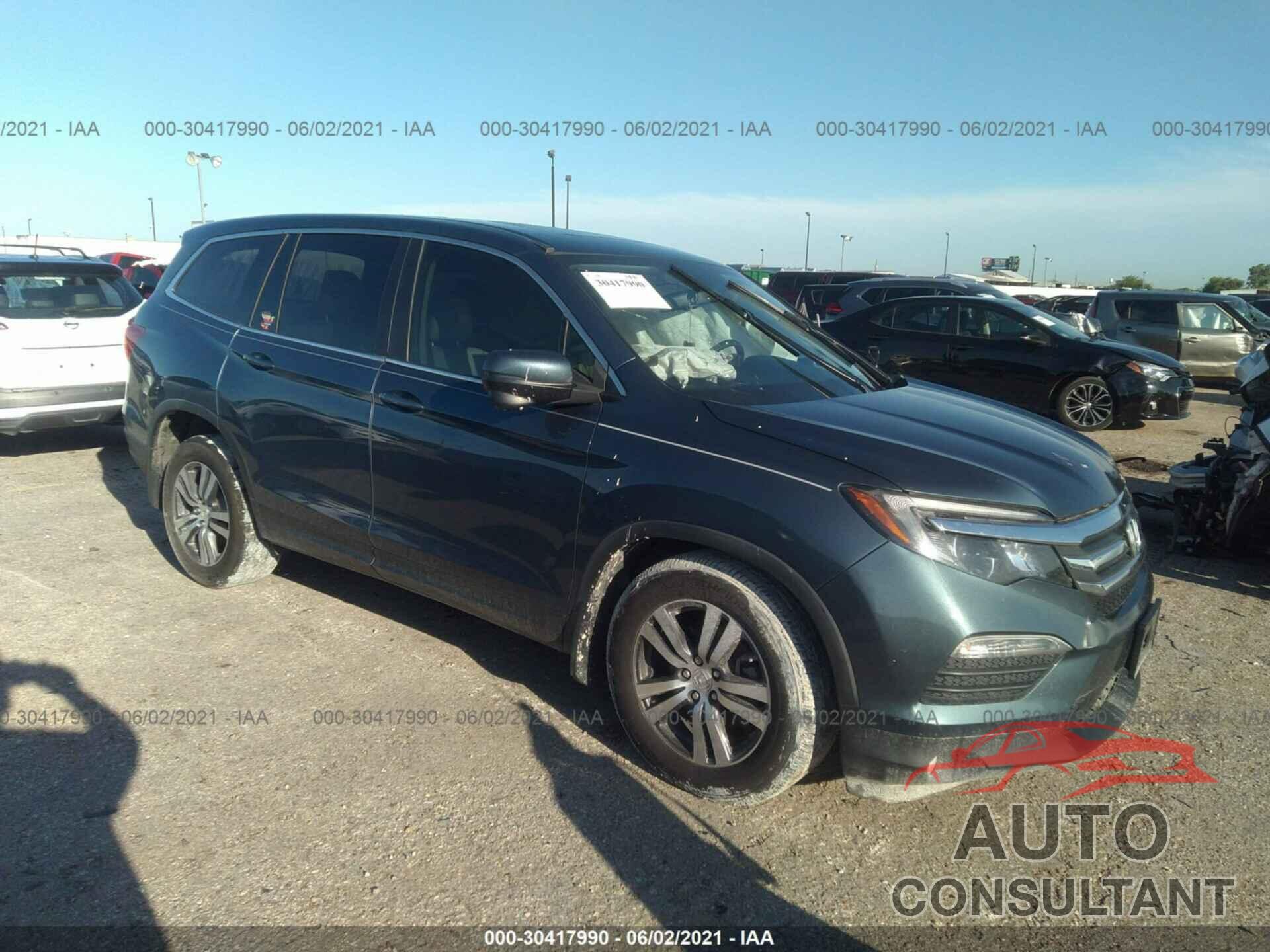 HONDA PILOT 2016 - 5FNYF5H76GB035363
