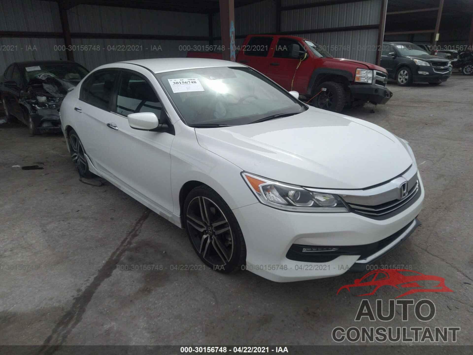 HONDA ACCORD SEDAN 2016 - 1HGCR2F61GA206718