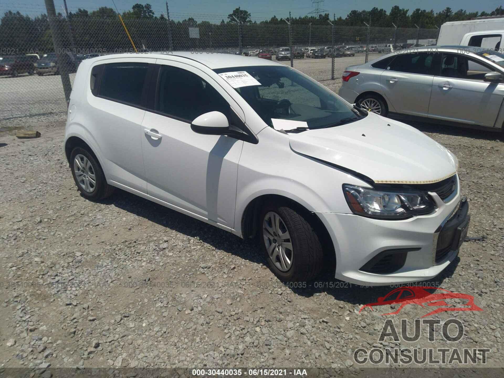 CHEVROLET SONIC 2020 - 1G1JG6SB7L4112432