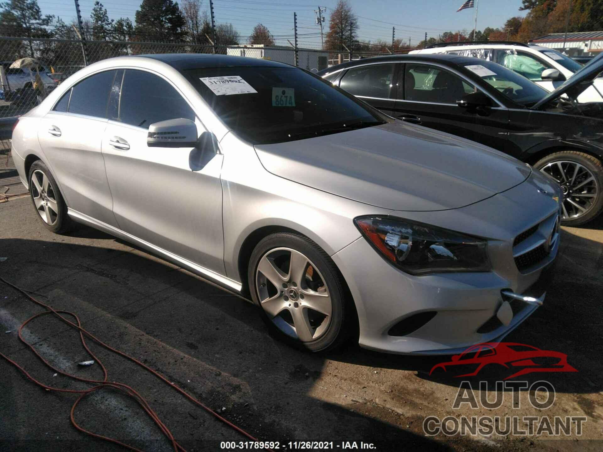 MERCEDES-BENZ CLA 2018 - WDDSJ4GB4JN655065