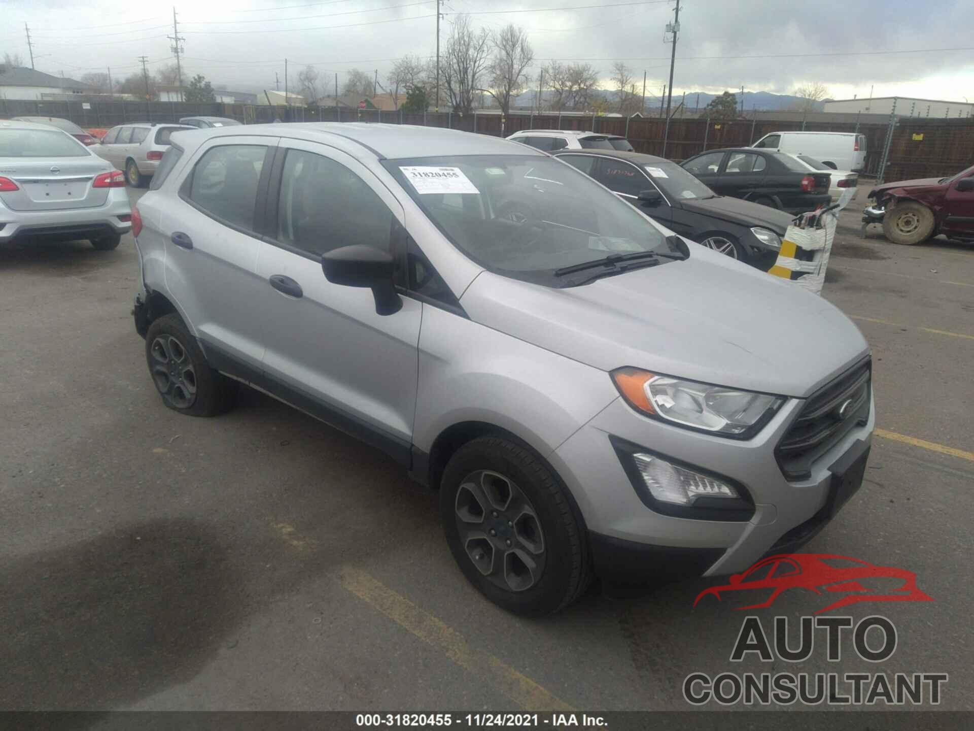 FORD ECOSPORT 2018 - MAJ6P1SL2JC192675