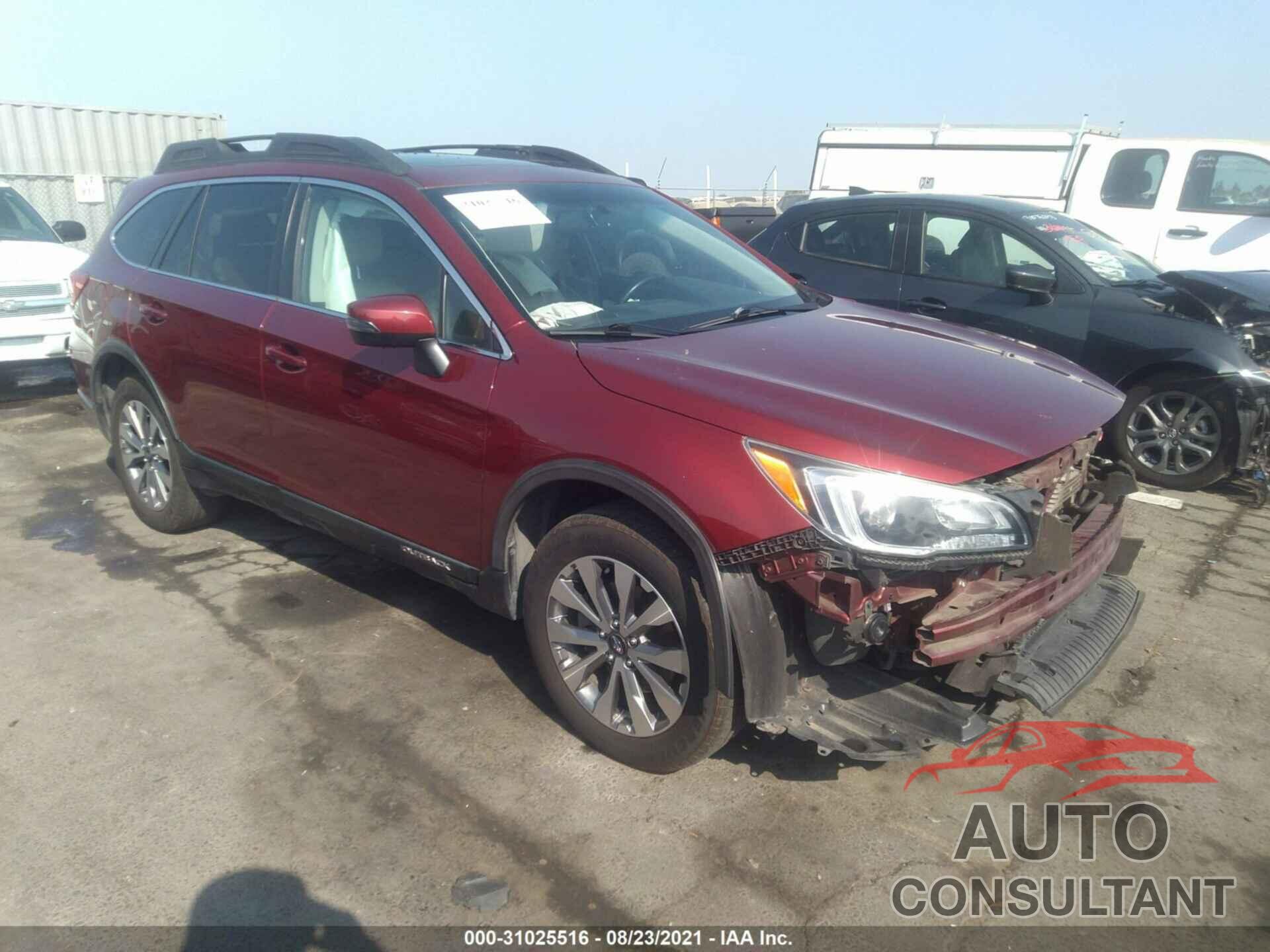 SUBARU OUTBACK 2016 - 4S4BSBLC7G3222799