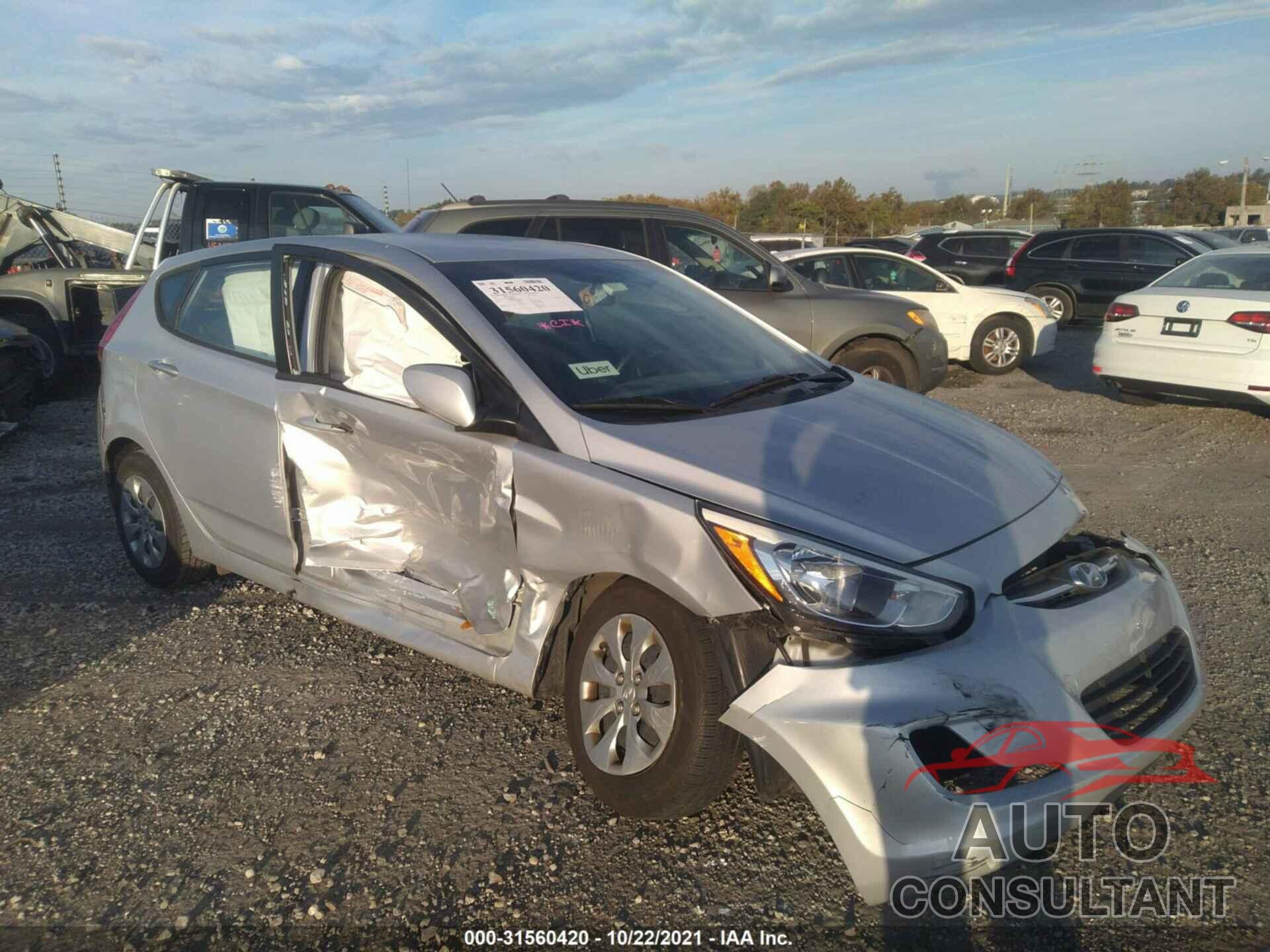 HYUNDAI ACCENT 2017 - KMHCT5AE3HU312373