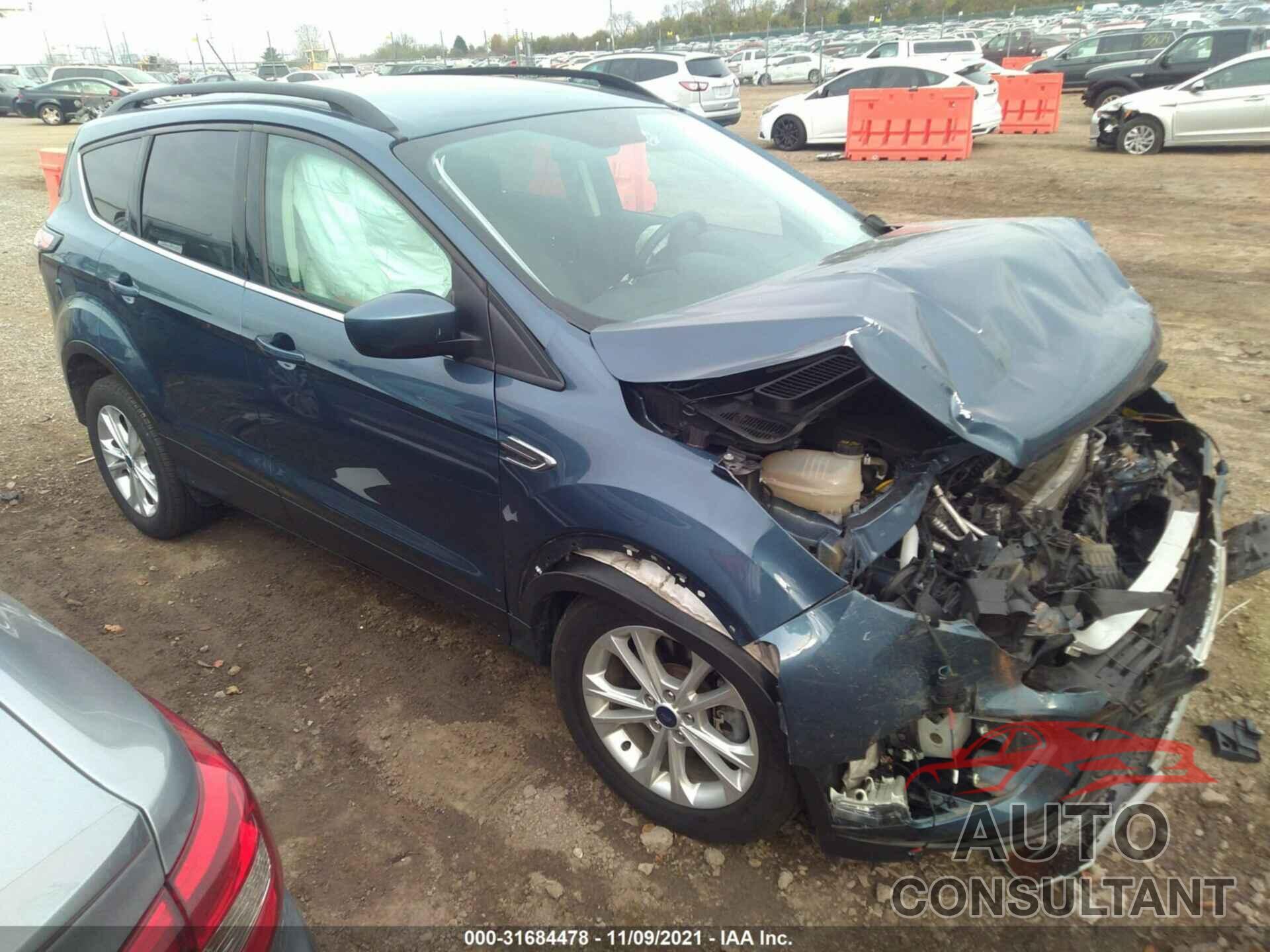 FORD ESCAPE 2018 - 1FMCU9GDXJUA40011