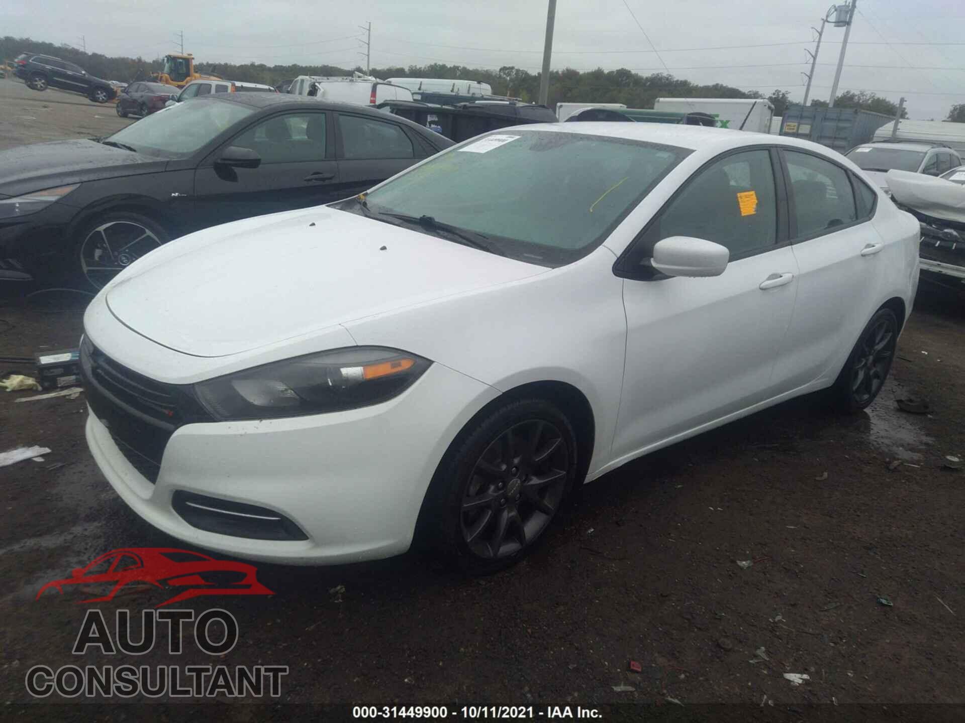 DODGE DART 2016 - 1C3CDFAA1GD555512