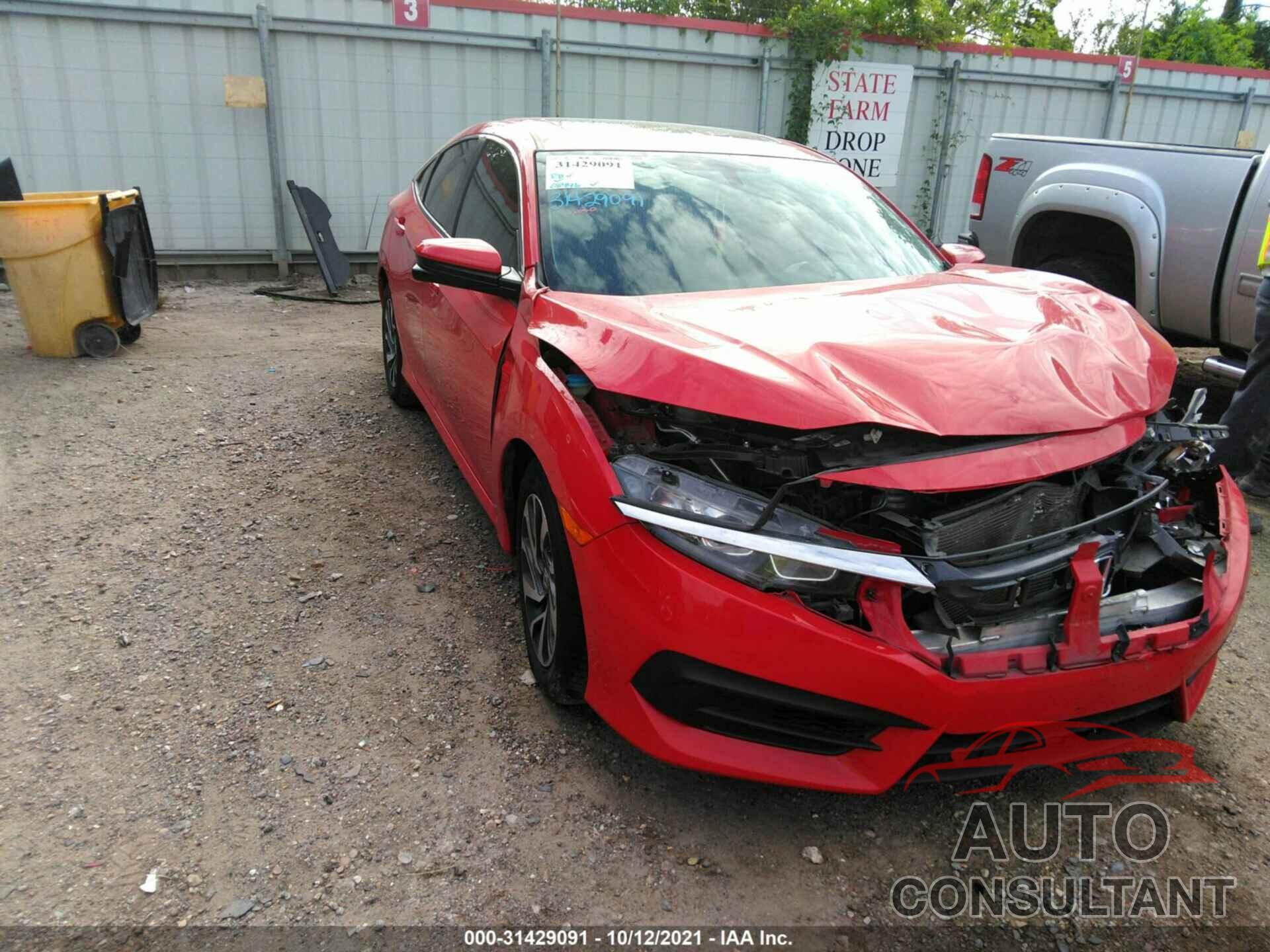 HONDA CIVIC SEDAN 2016 - 2HGFC2F78GH561538