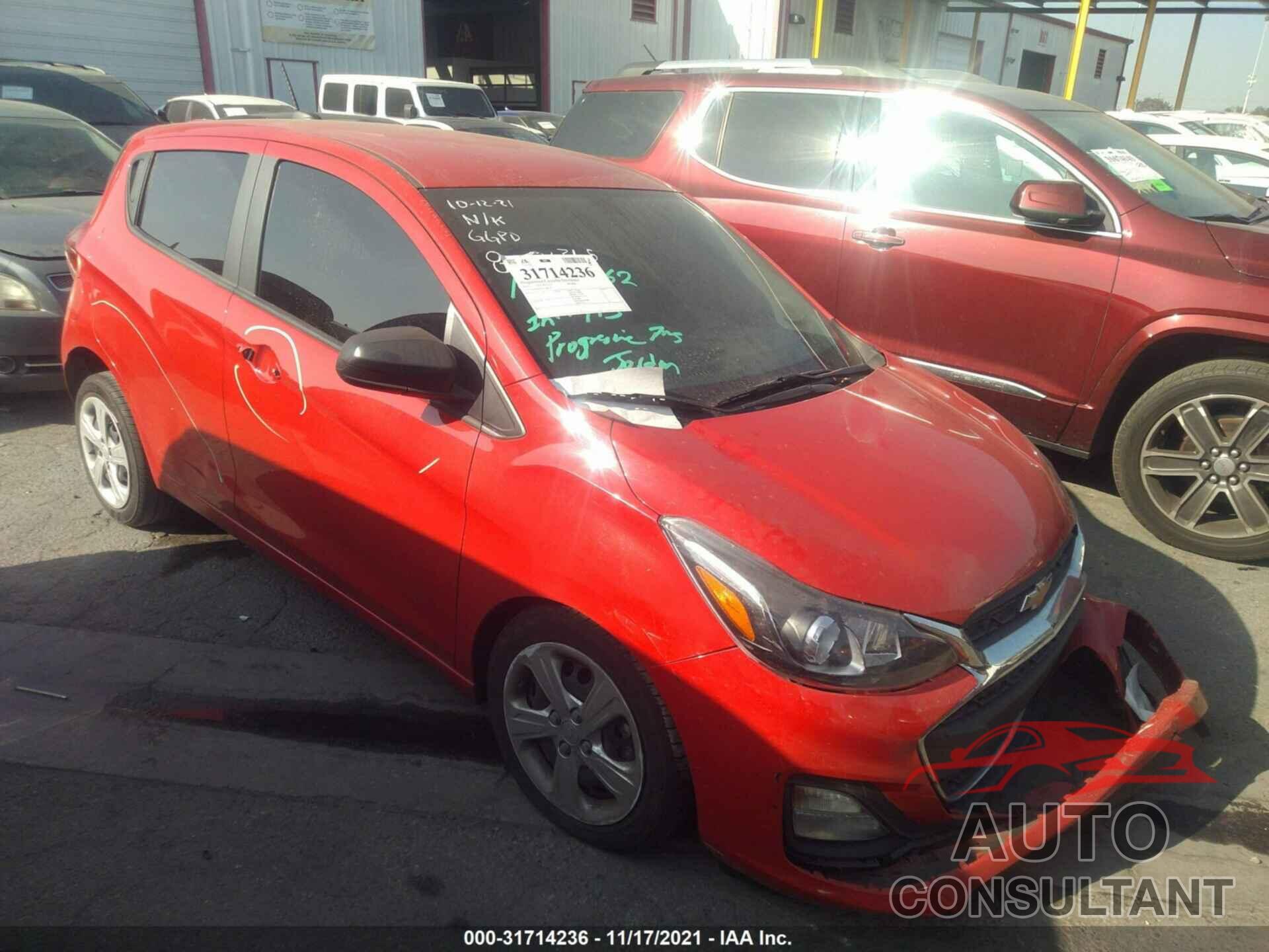 CHEVROLET SPARK 2020 - KL8CB6SA5LC481357