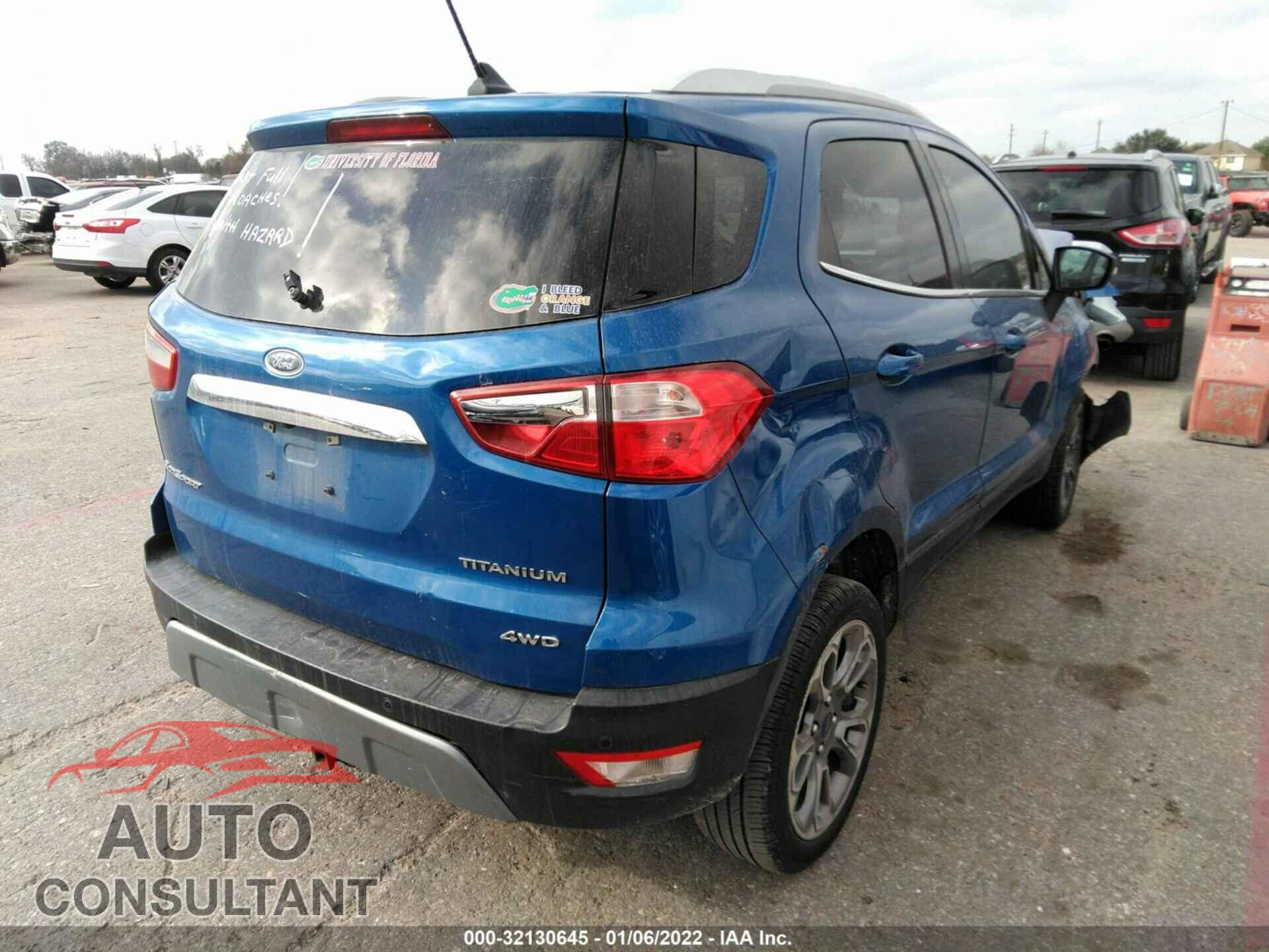 FORD ECOSPORT 2019 - MAJ6S3KL2KC306587