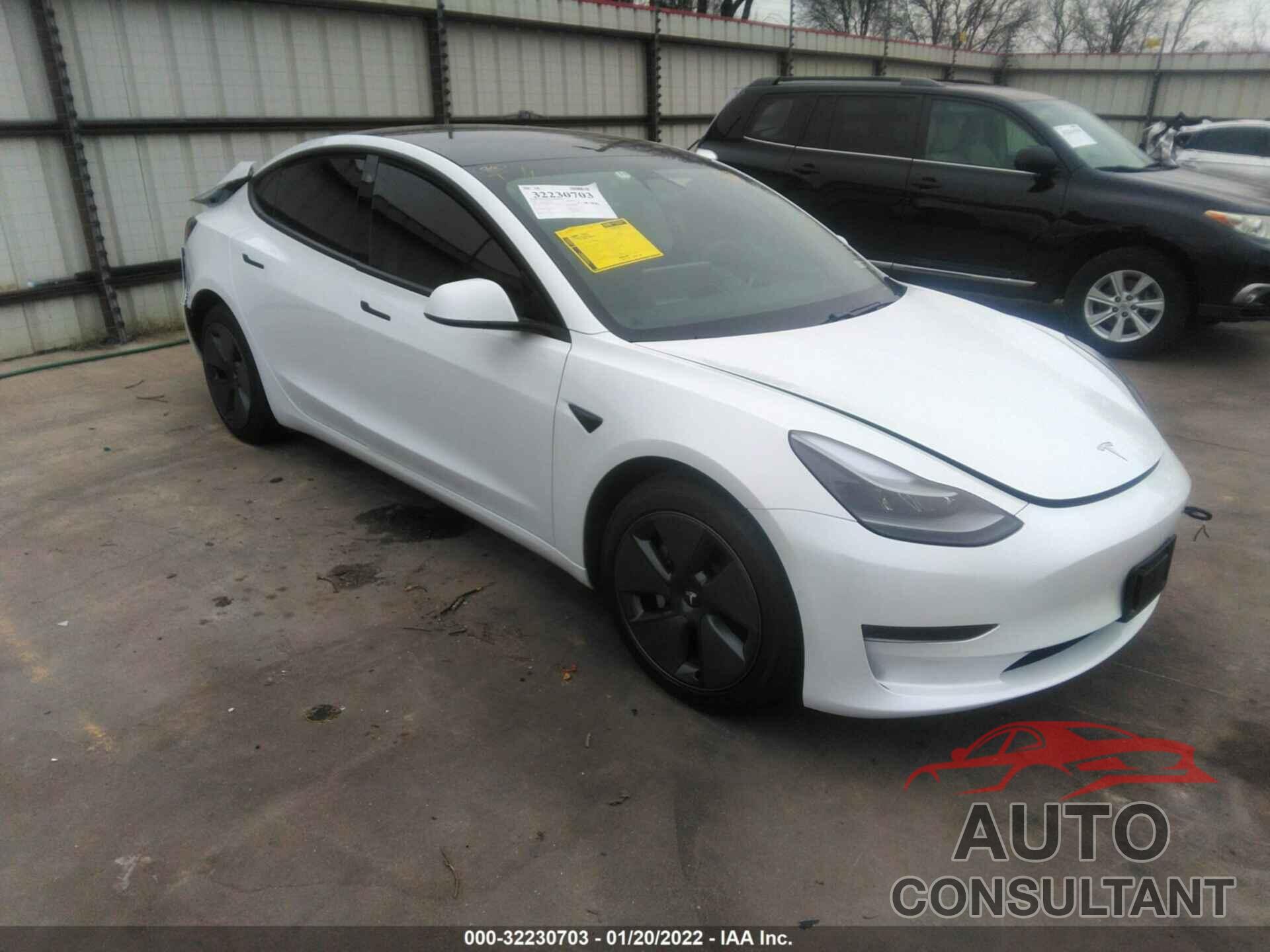 TESLA MODEL 3 2021 - 5YJ3E1EA6MF021576