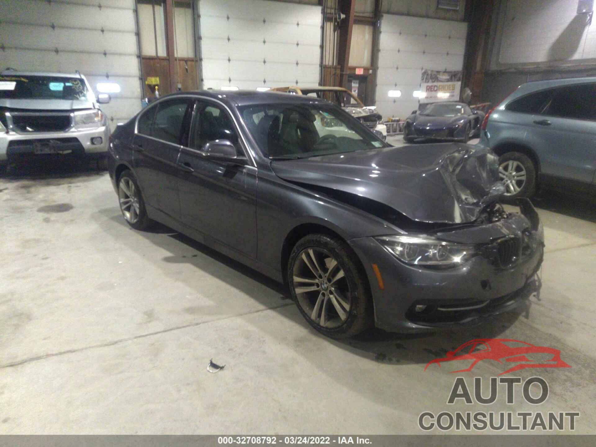 BMW 3 SERIES 2017 - WBA8D9G36HNU63641