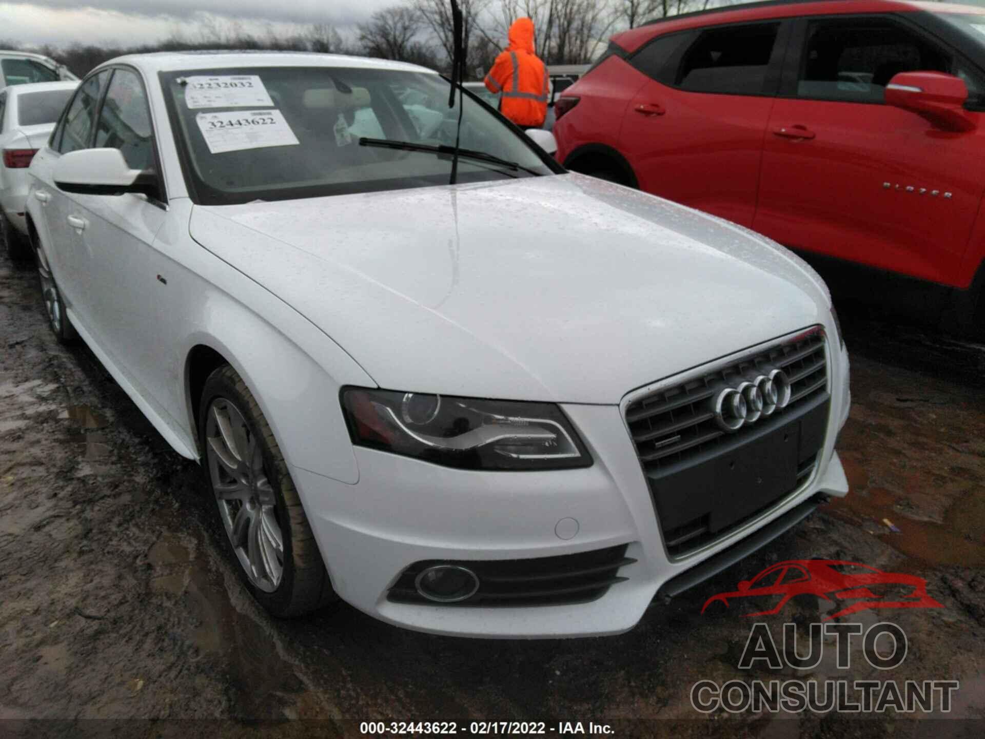 AUDI A4 2012 - 4T1BZ1HKXJU506547