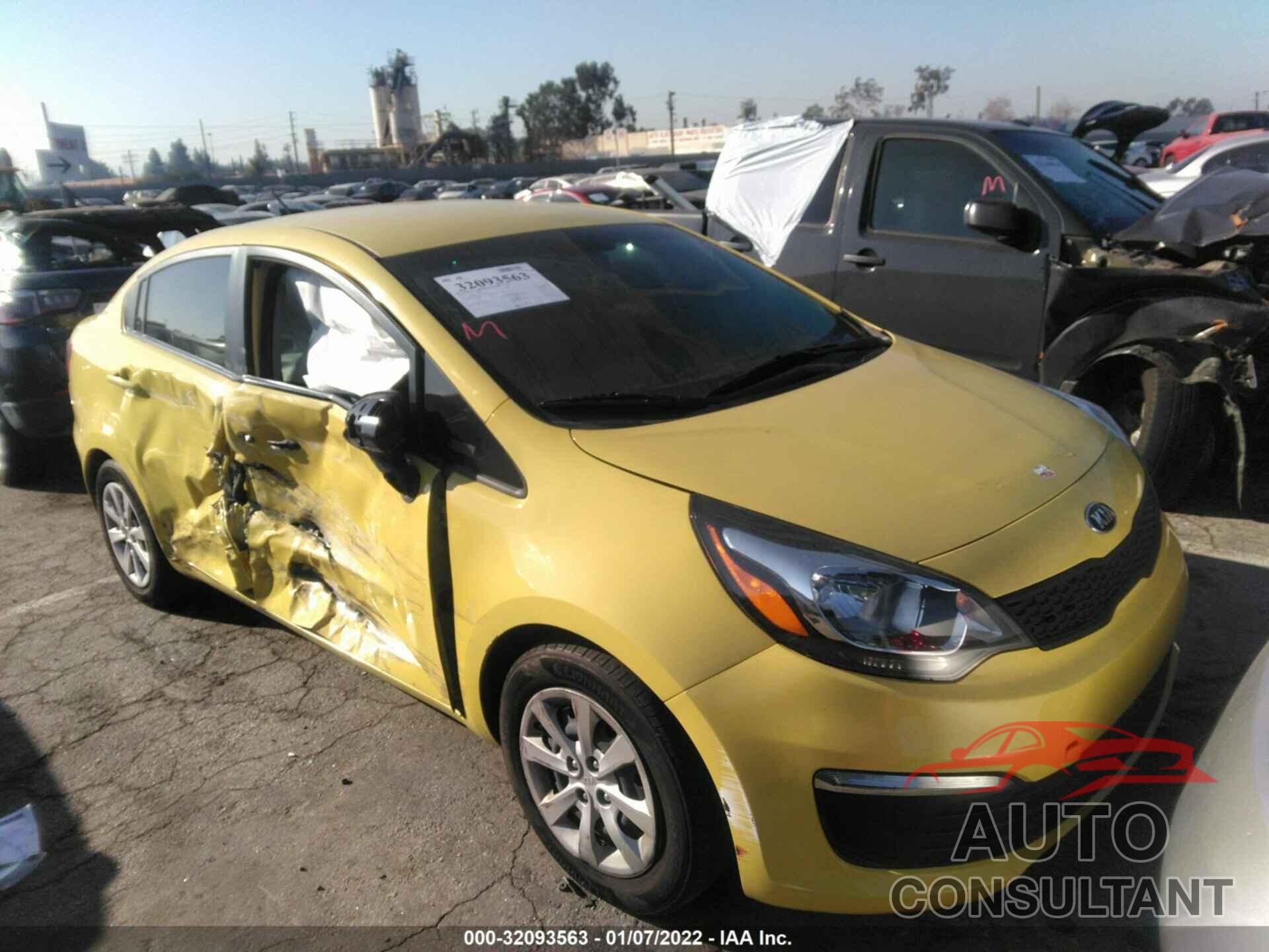 KIA RIO 2016 - KNADM4A38G6572184