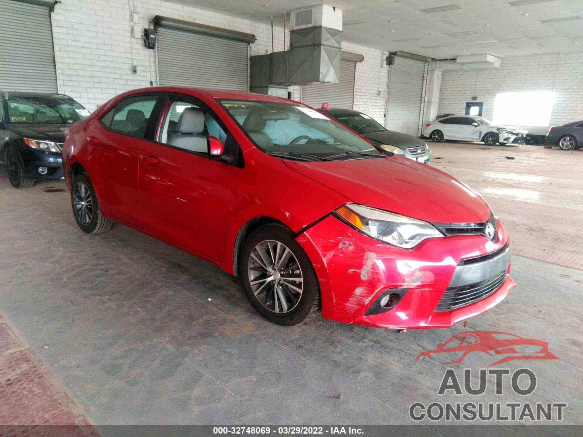 TOYOTA COROLLA 2016 - 5YFBURHE9GP513748