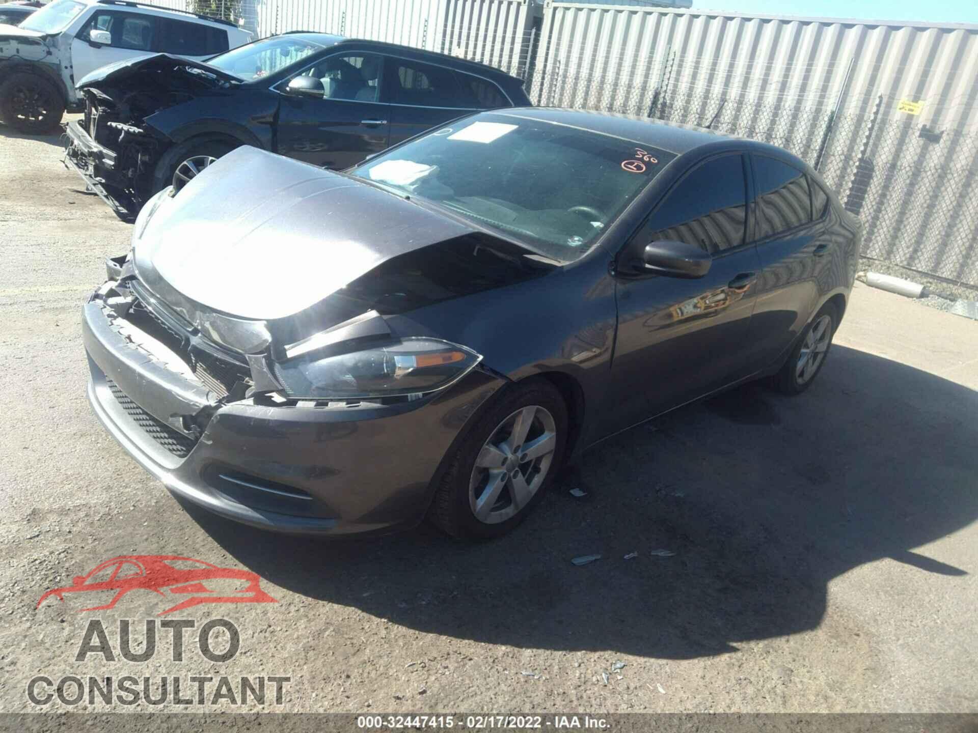 DODGE DART 2016 - 1C3CDFBB8GD680899