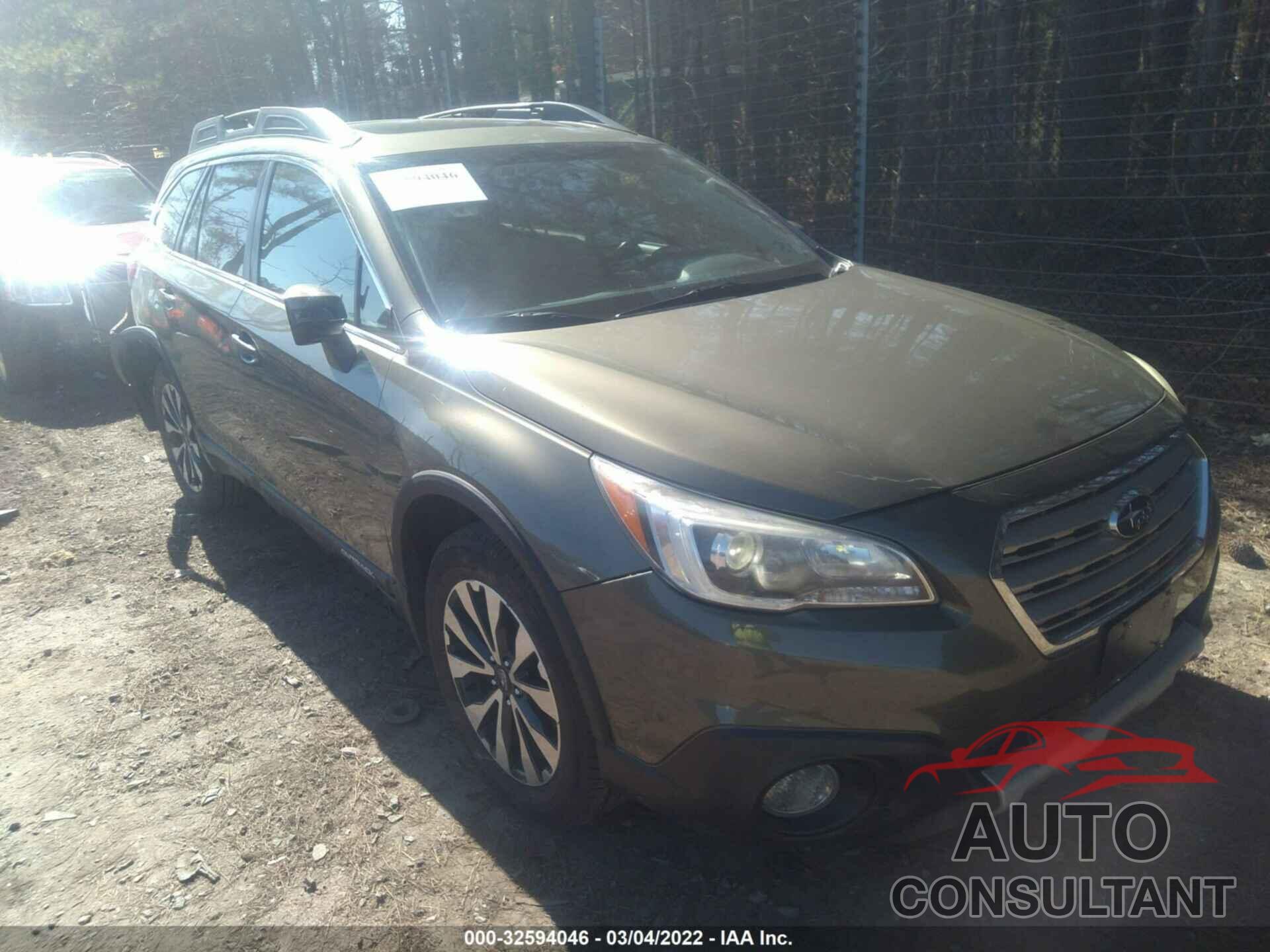 SUBARU OUTBACK 2016 - 4S4BSENC3G3246628