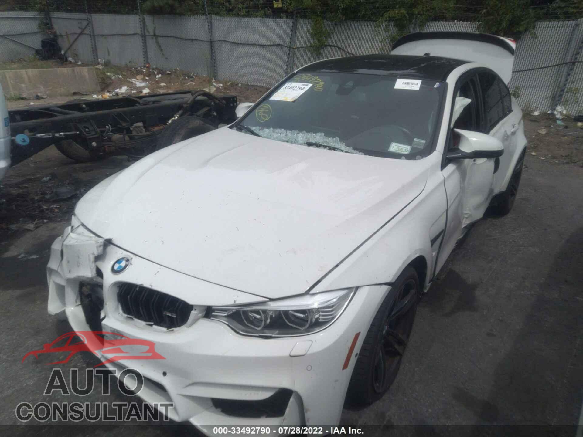 BMW M3 2017 - WBS8M9C38H5G85585