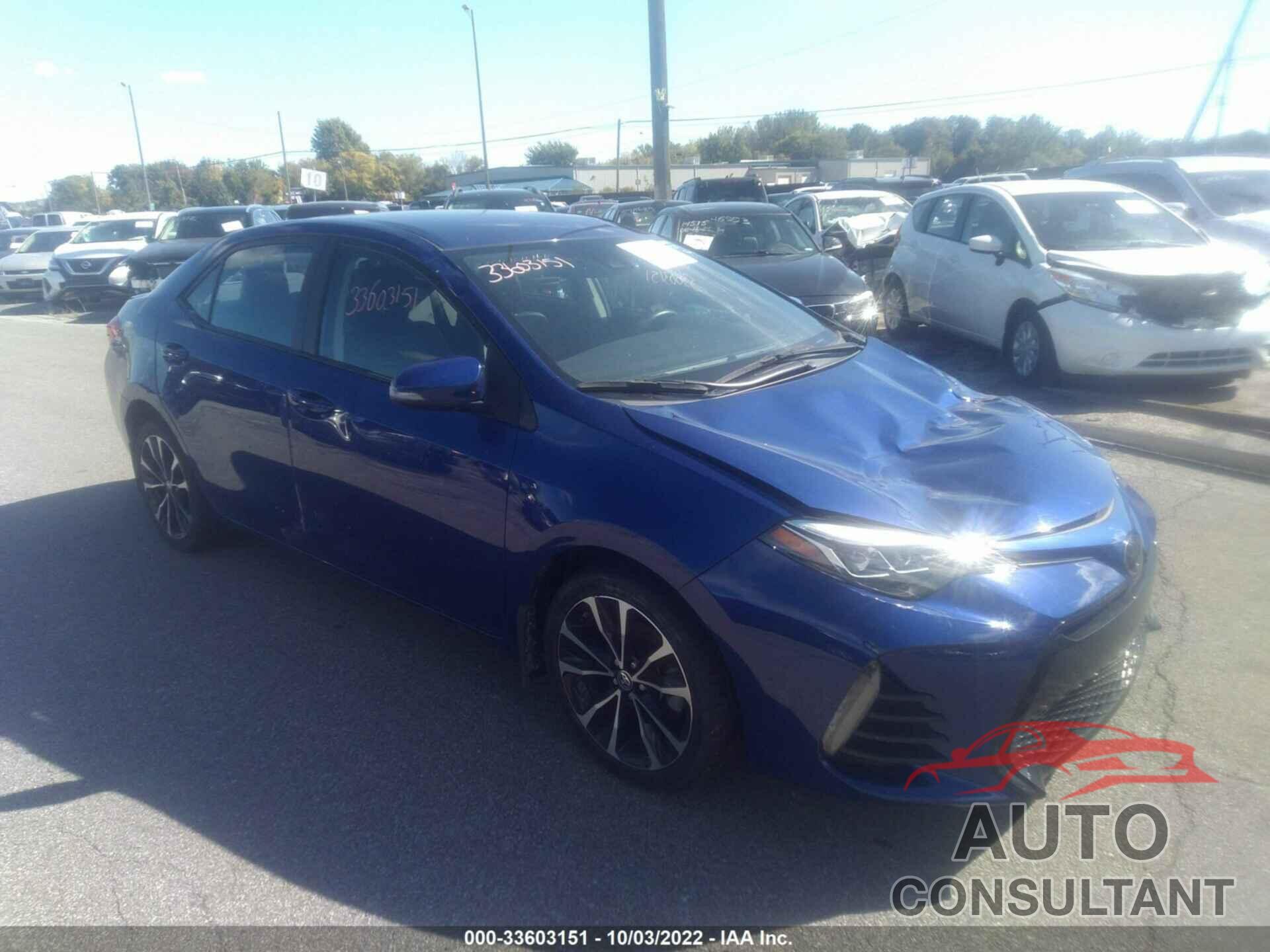 TOYOTA COROLLA 2019 - 2T1BURHE2KC196730