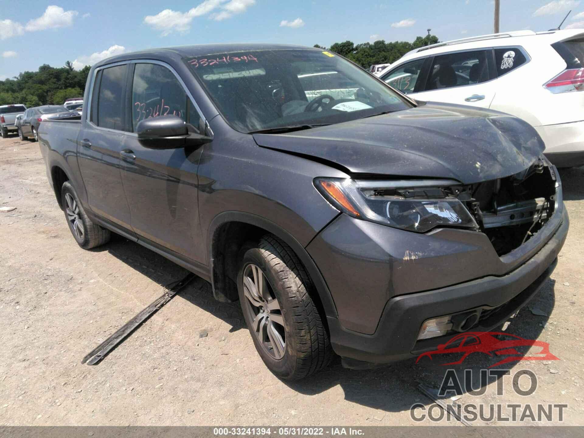 HONDA RIDGELINE 2017 - 5FPYK3F49HB035617