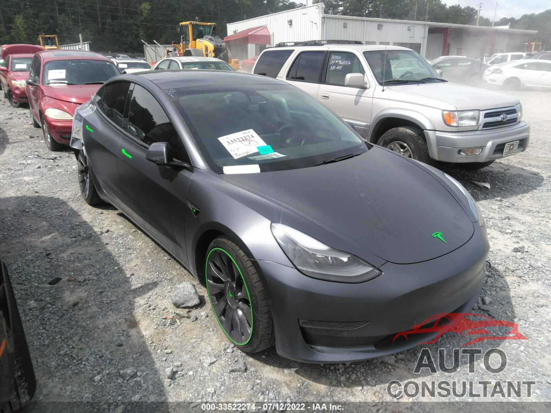 TESLA MODEL 3 2021 - 5YJ3E1EC0MF926414