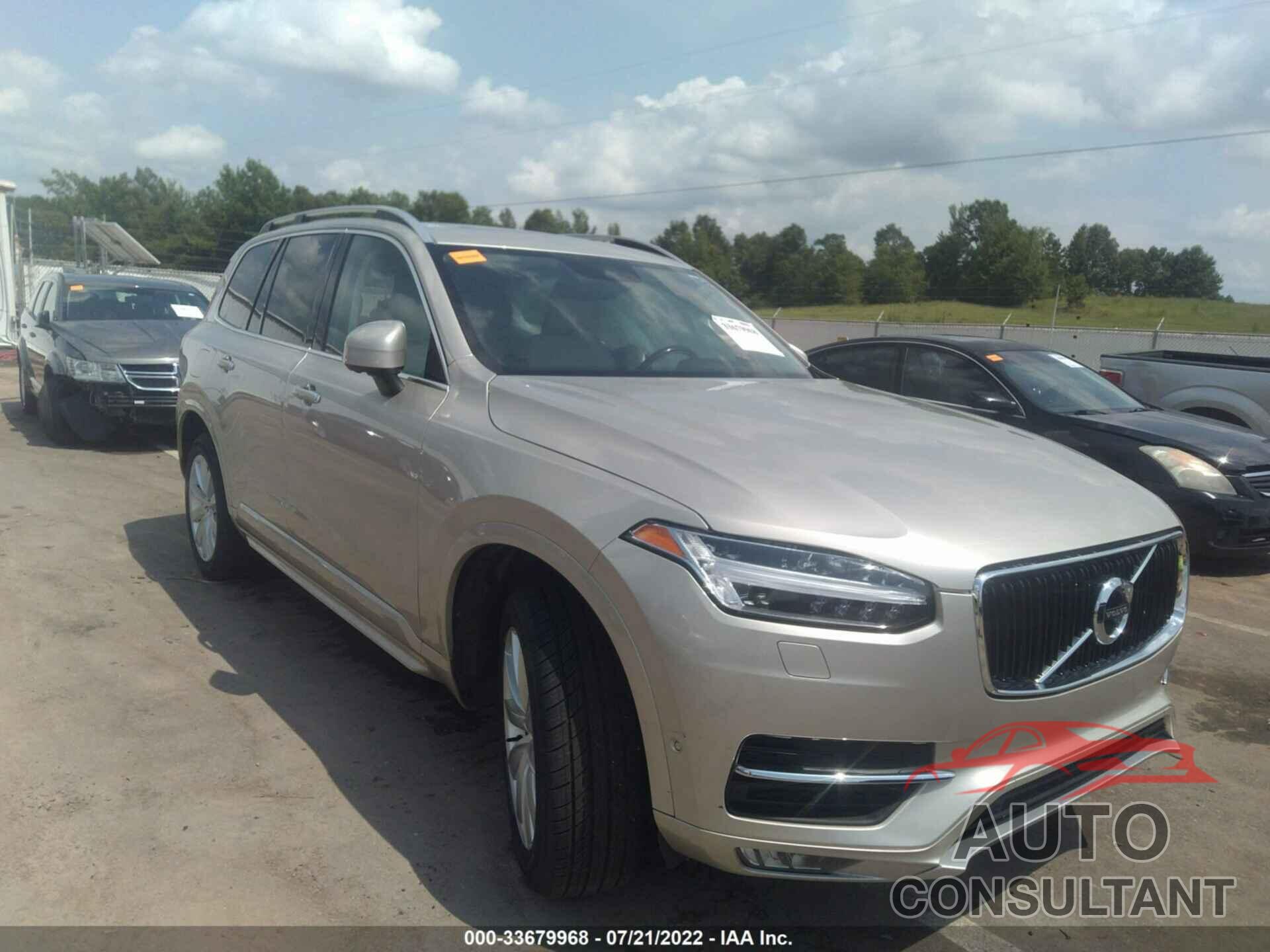 VOLVO XC90 2016 - YV4A22PK5G1061721