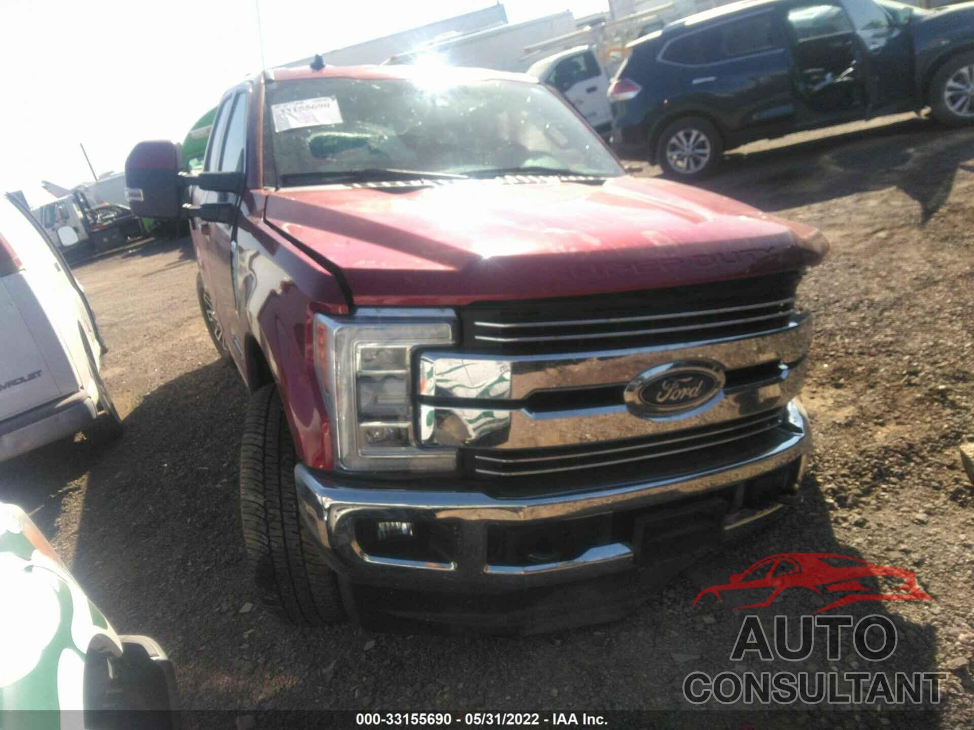 FORD SUPER DUTY F-250 SRW 2019 - 1FT7W2BT2KEF32310