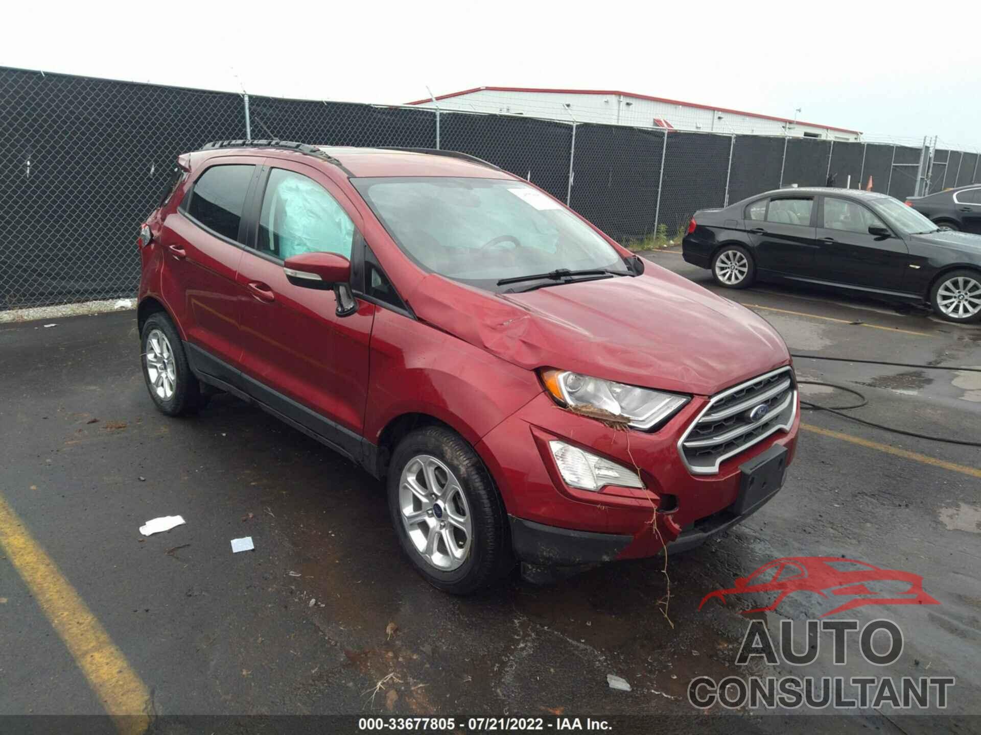 FORD ECOSPORT 2018 - MAJ3P1TE9JC207224