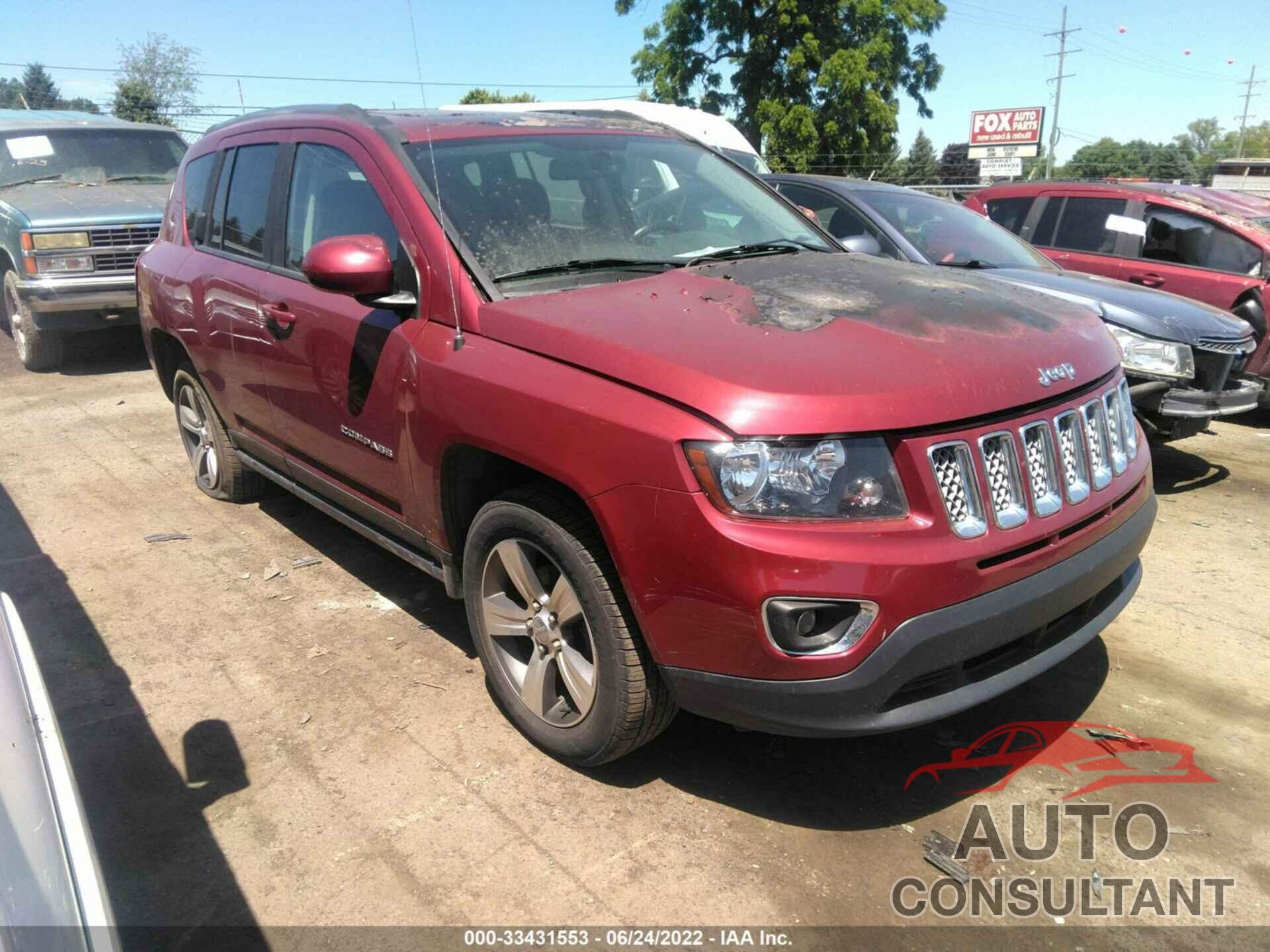 JEEP COMPASS 2017 - 1C4NJDEB9HD126978