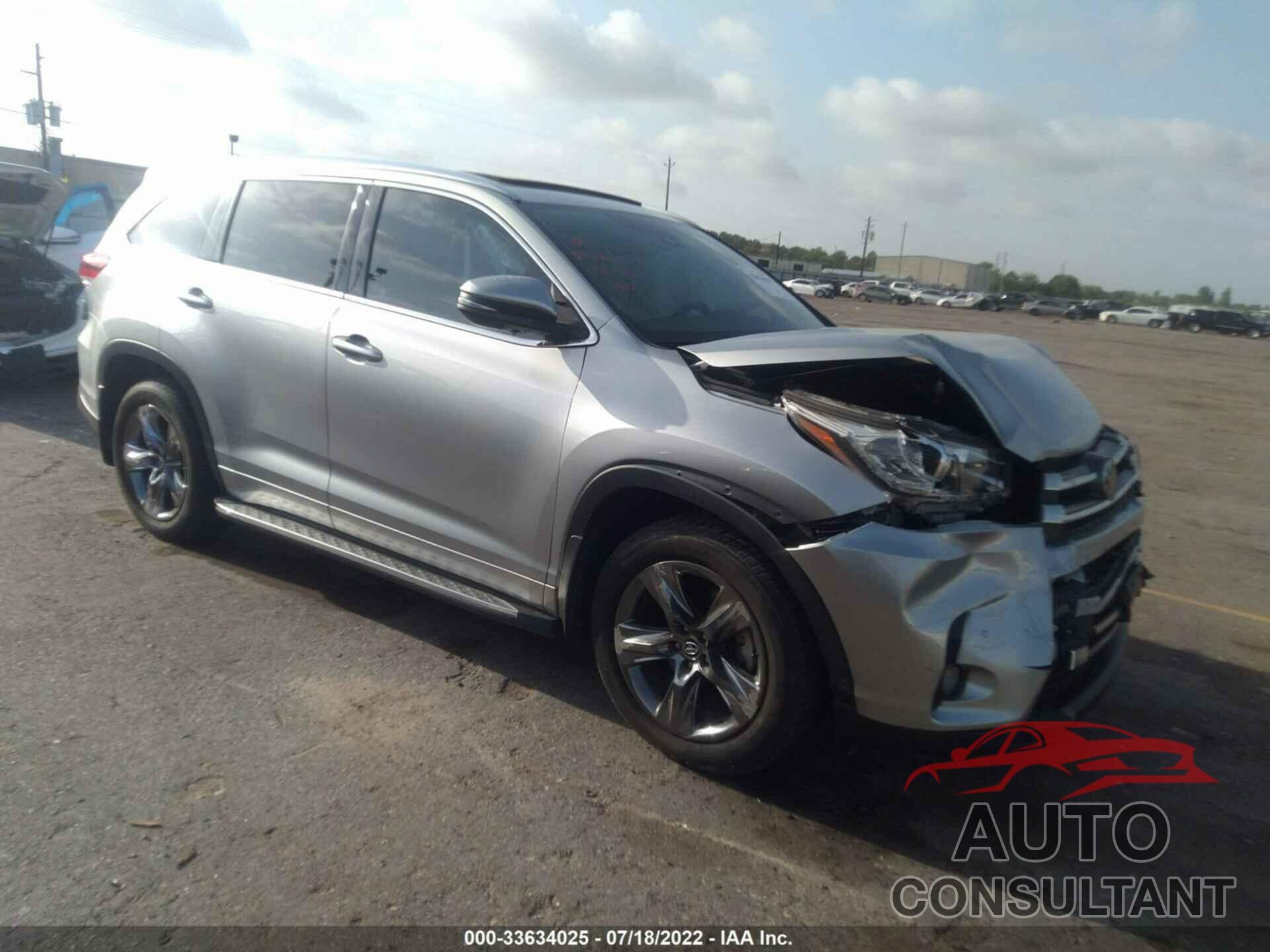 TOYOTA HIGHLANDER 2017 - 5TDYZRFH0HS218927