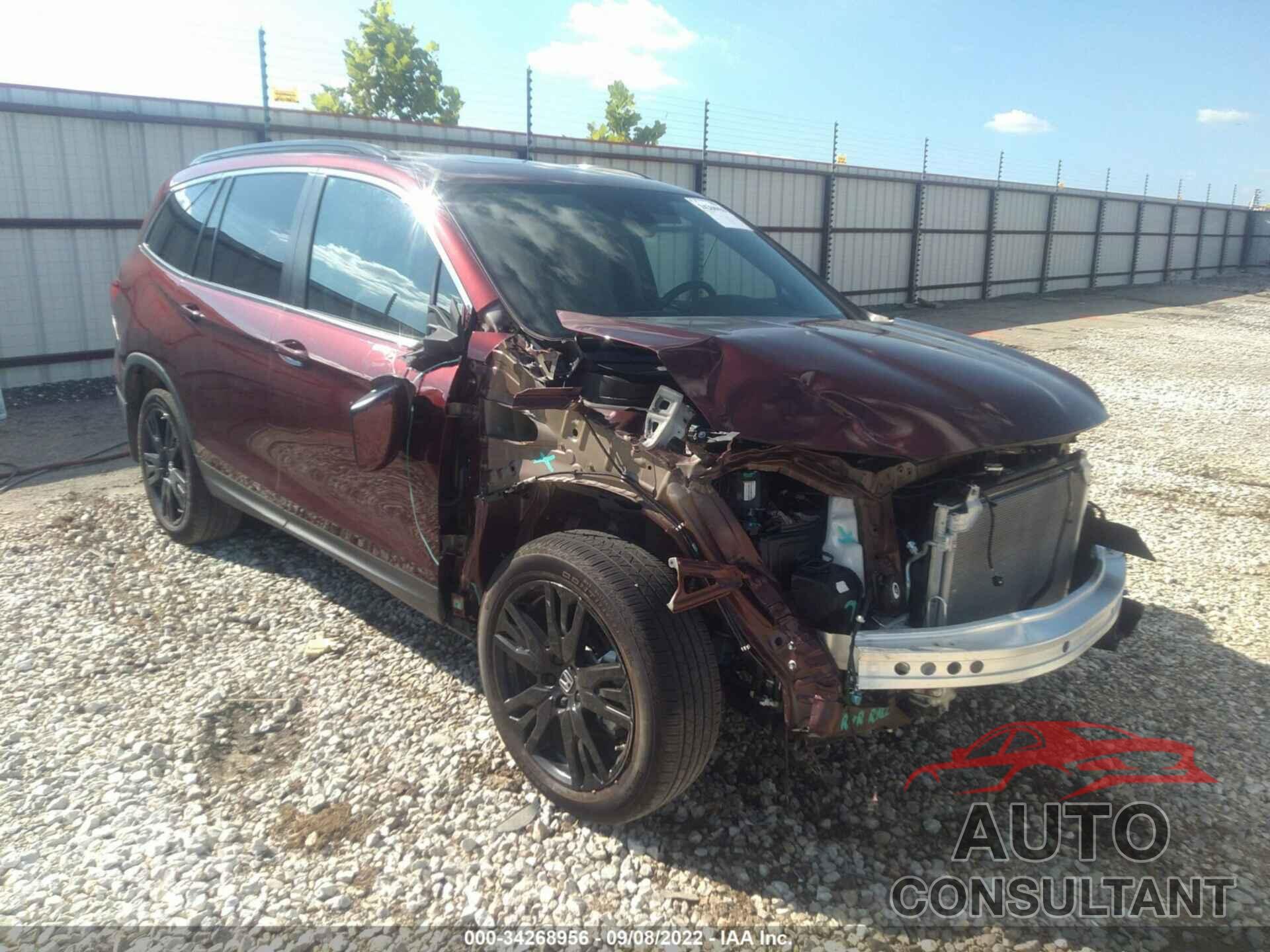 HONDA PILOT 2022 - 5FNYF6H20NB030277