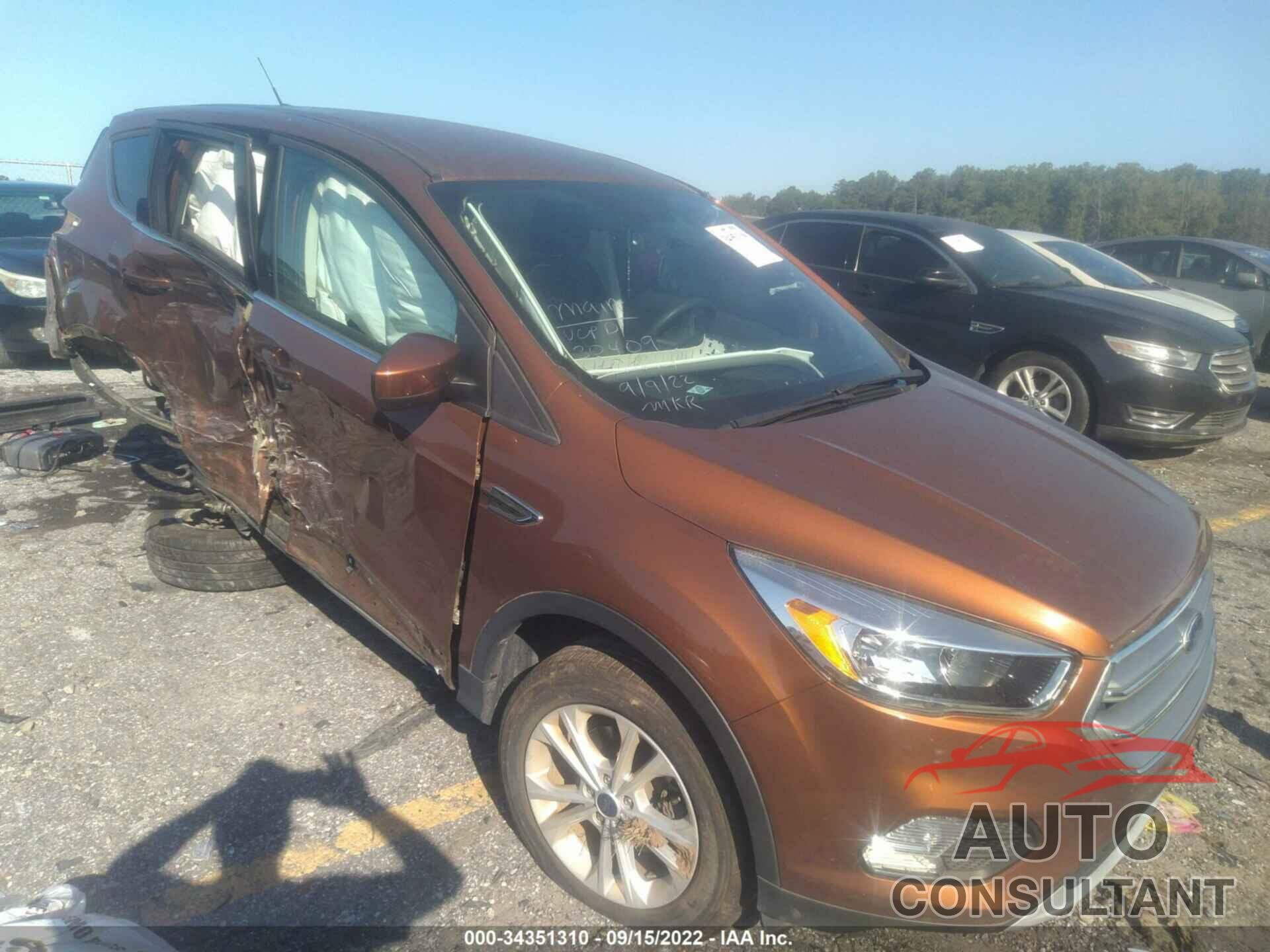 FORD ESCAPE 2017 - 1FMCU0GD9HUB77754