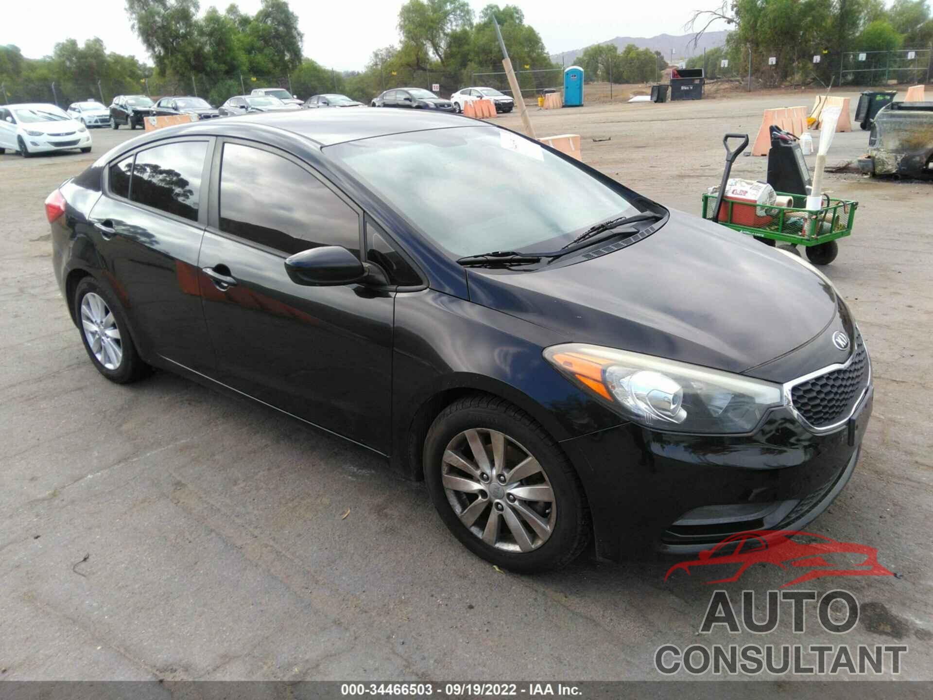 KIA FORTE 2016 - KNAFK4A68G5462251