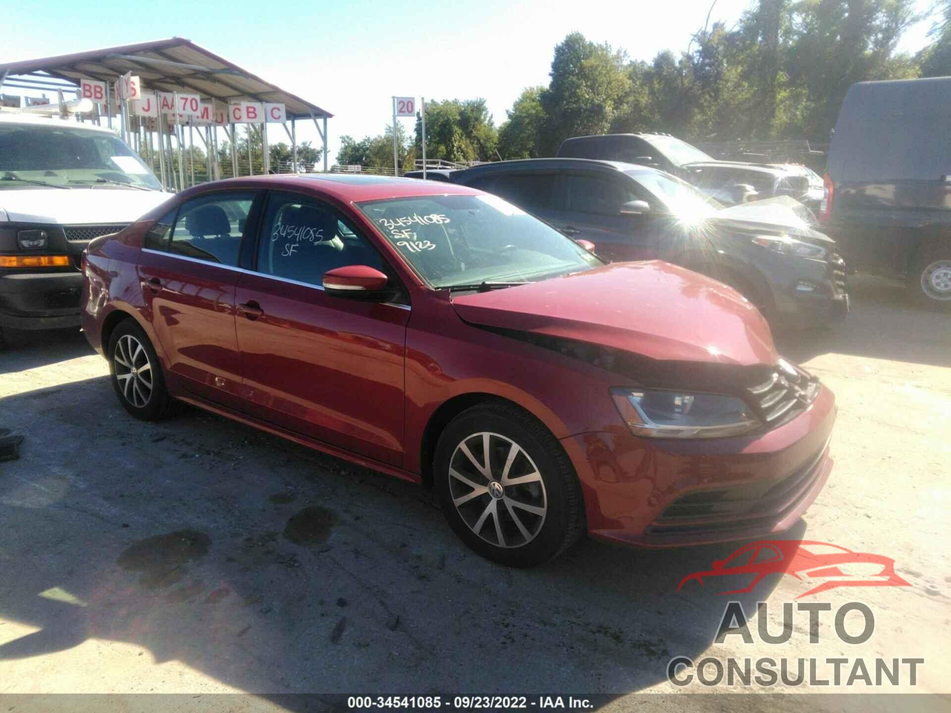 VOLKSWAGEN JETTA 2017 - 3VWDB7AJ1HM410761
