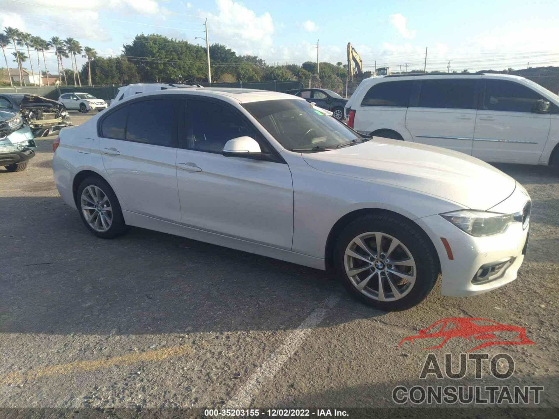 BMW 3 SERIES 2017 - WBA8E5G56HNU22370