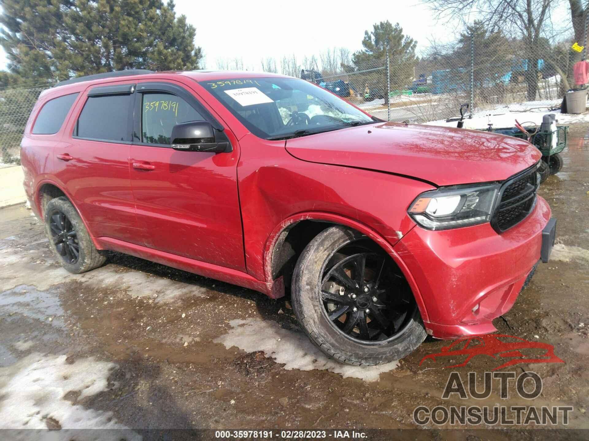 DODGE DURANGO 2017 - 1C4RDJDG1HC700273