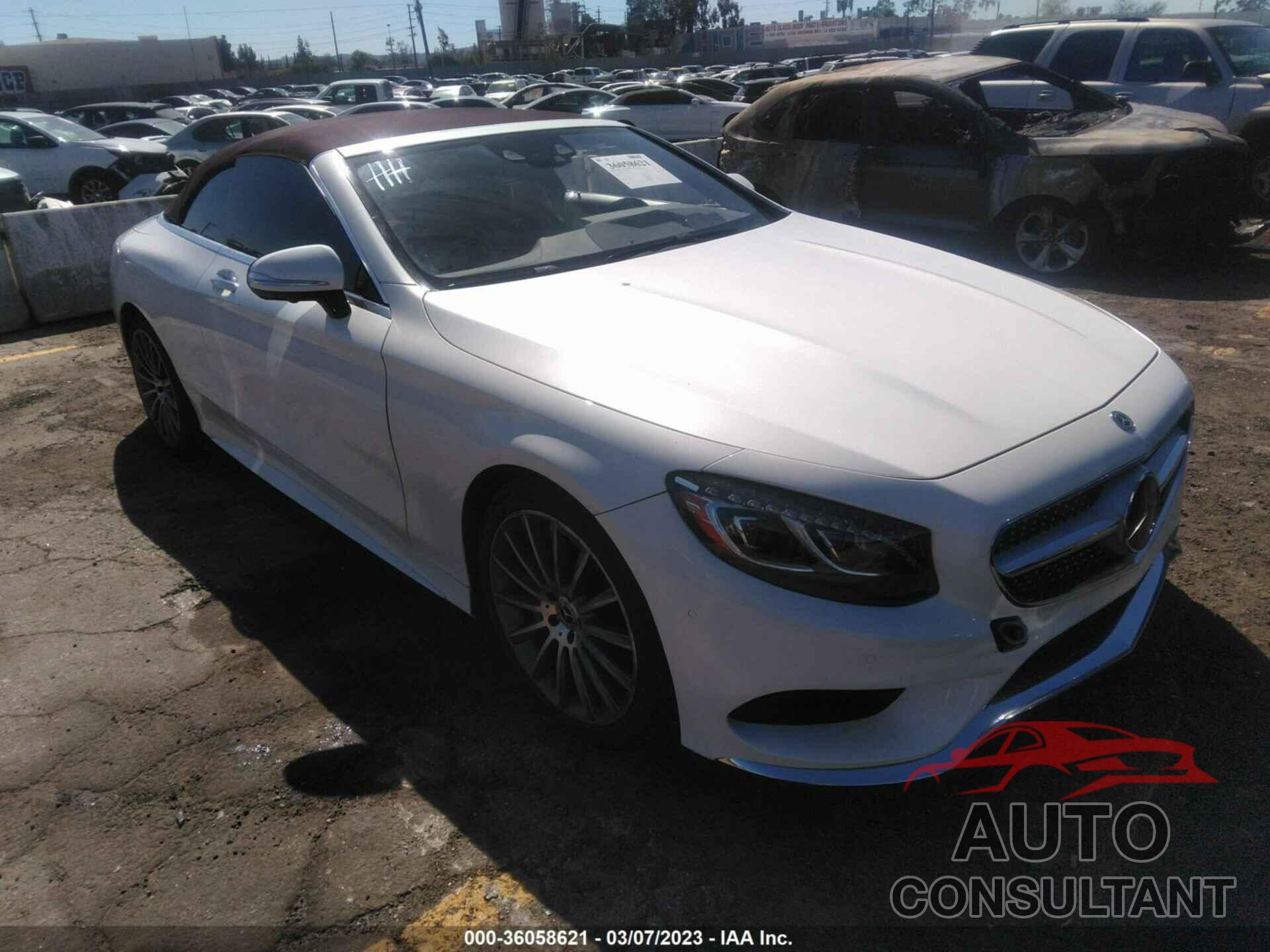 MERCEDES-BENZ S-CLASS 2017 - WDDXK8CB9HA030114