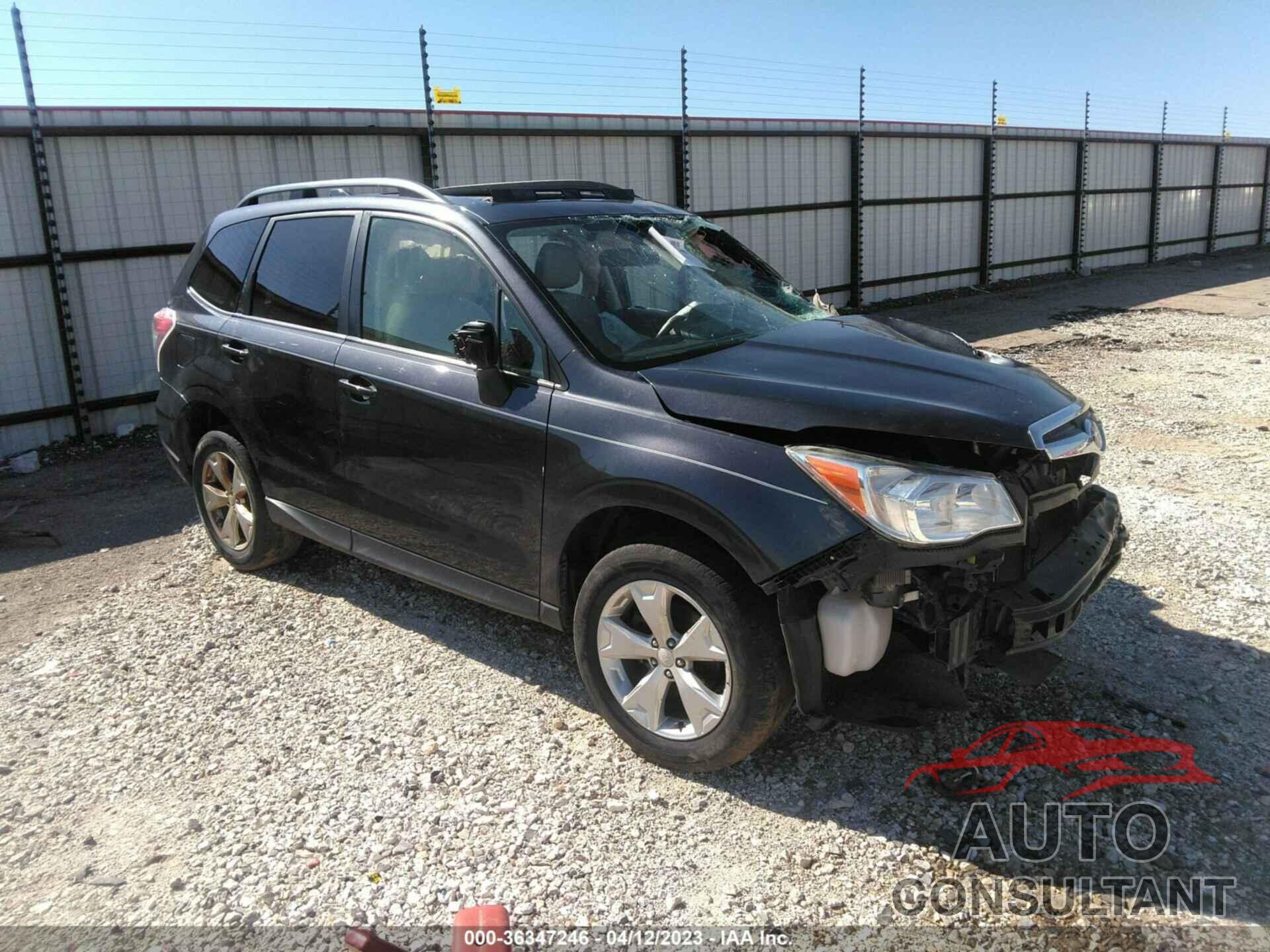 SUBARU FORESTER 2016 - JF2SJAFC3GH536354