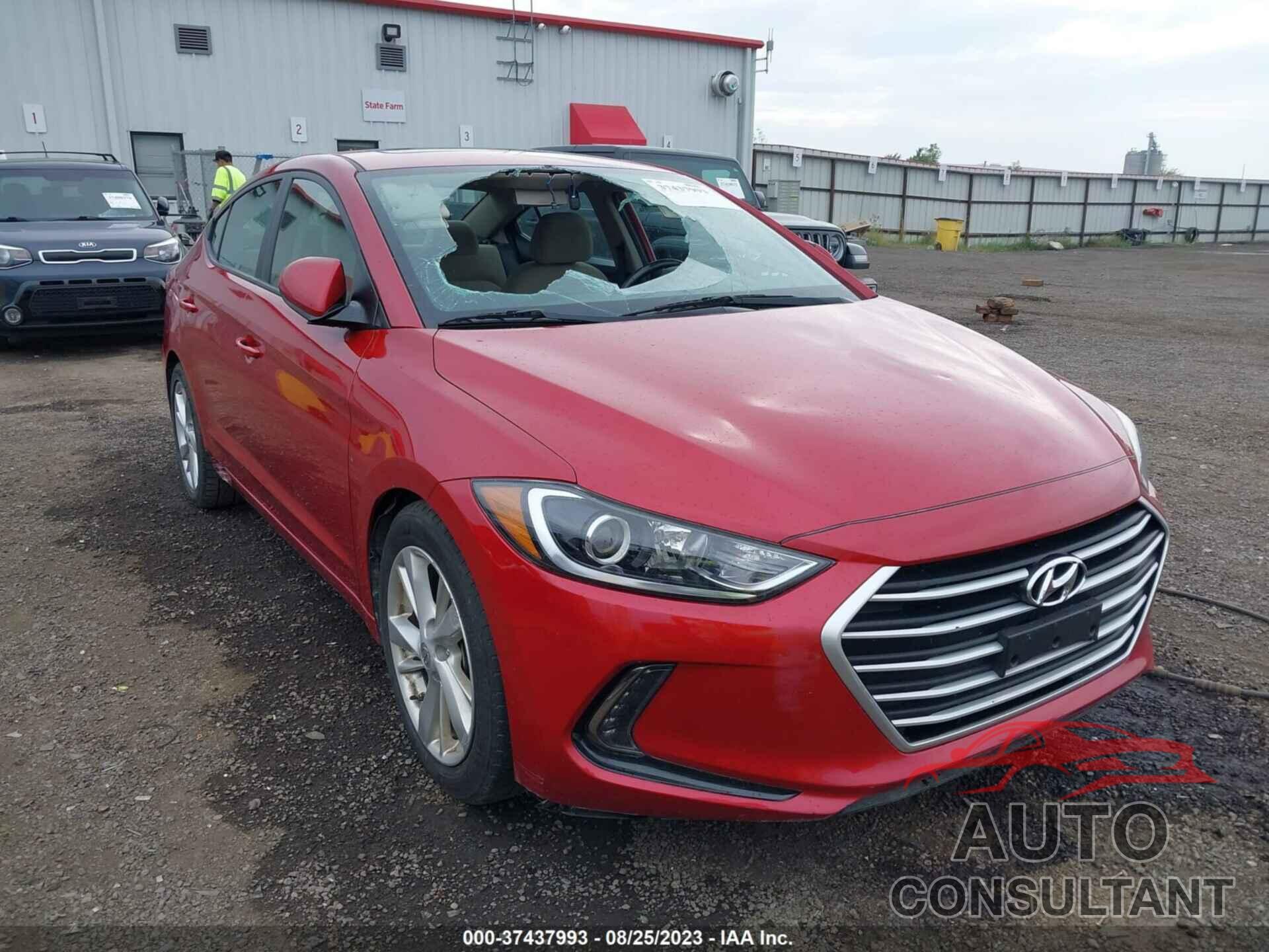 HYUNDAI ELANTRA 2018 - 5NPD84LF6JH289987