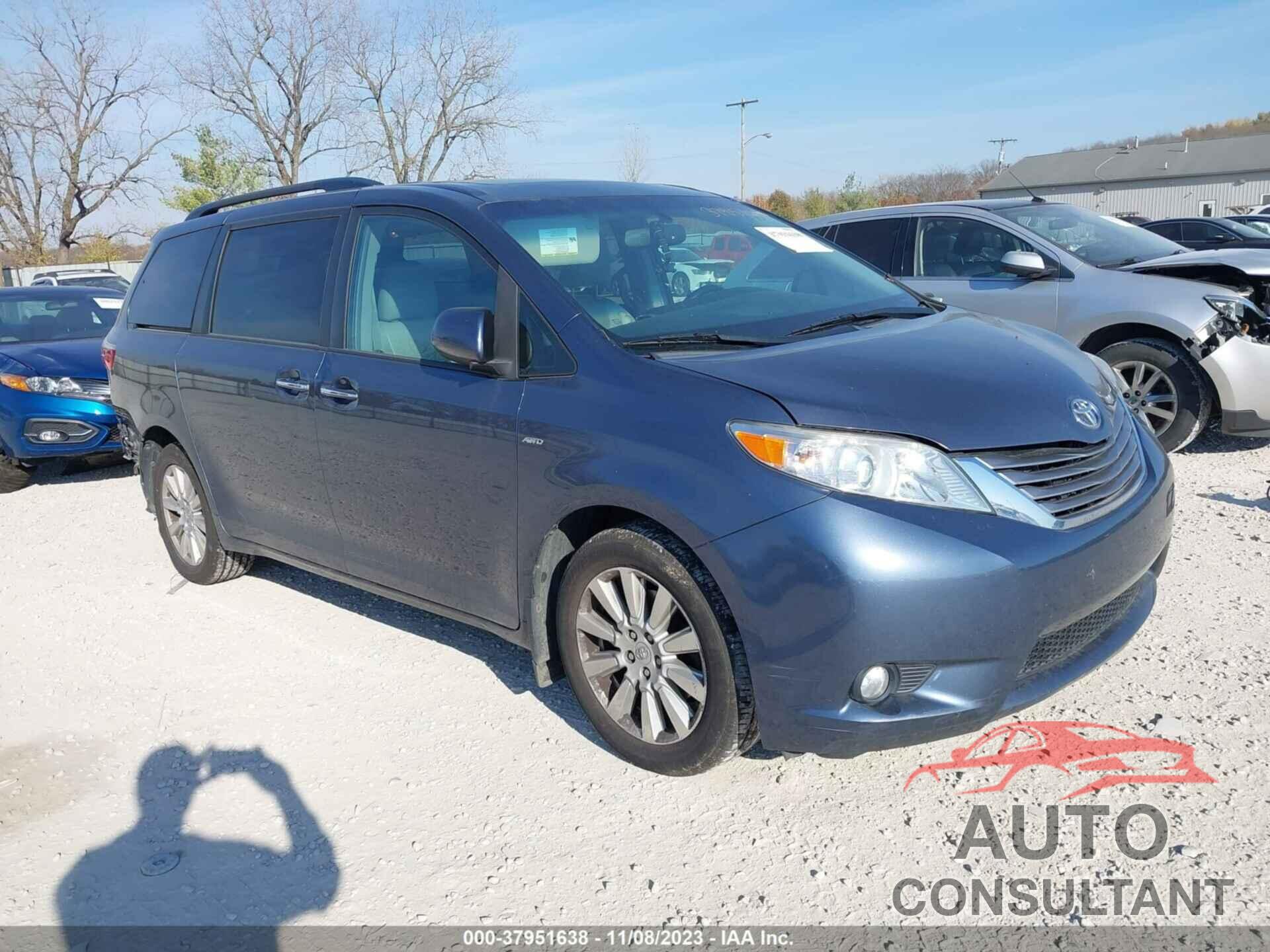 TOYOTA SIENNA 2017 - 5TDDZ3DC9HS169066