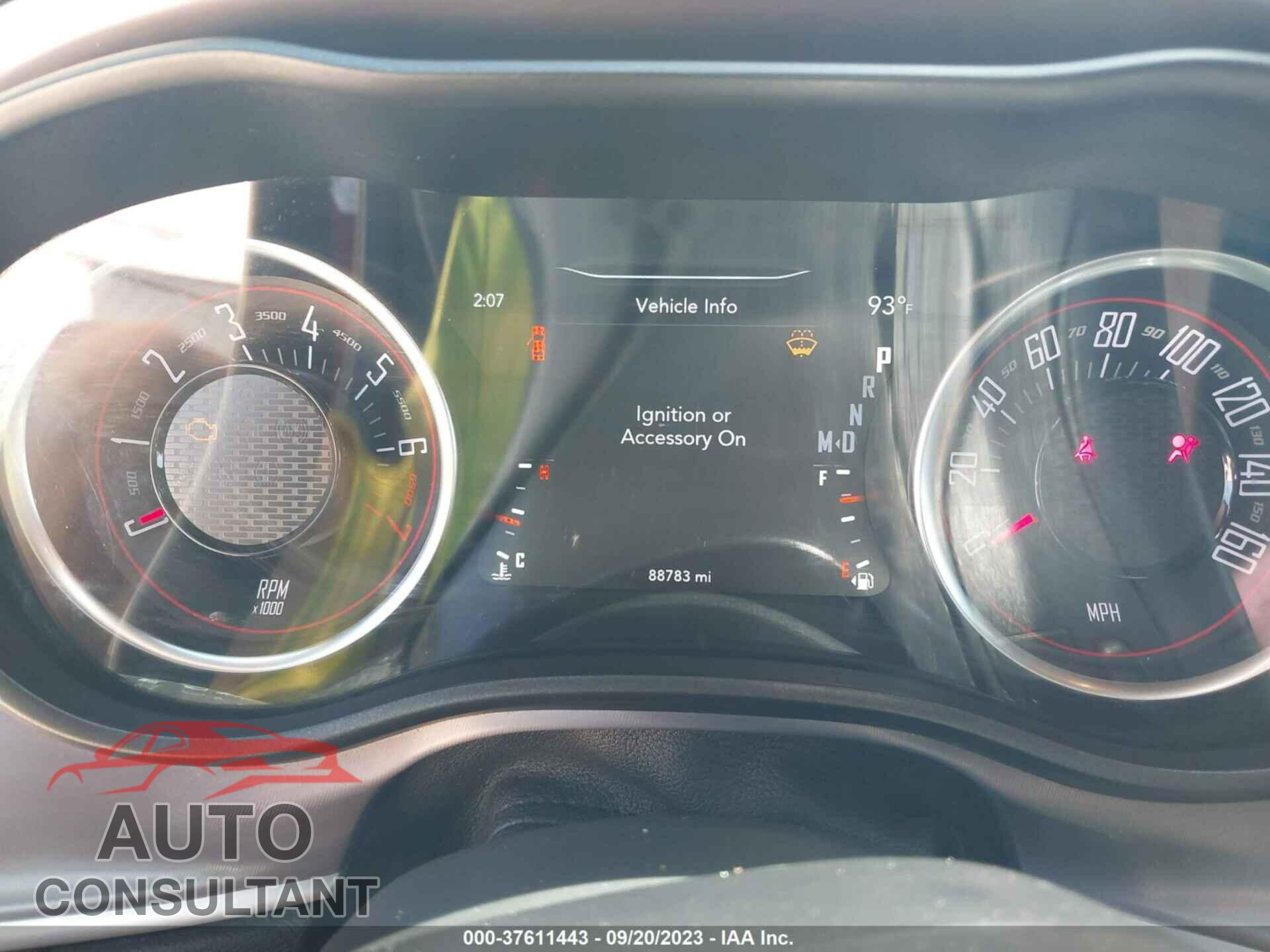 DODGE CHALLENGER 2019 - 2C3CDZAG9KH616025