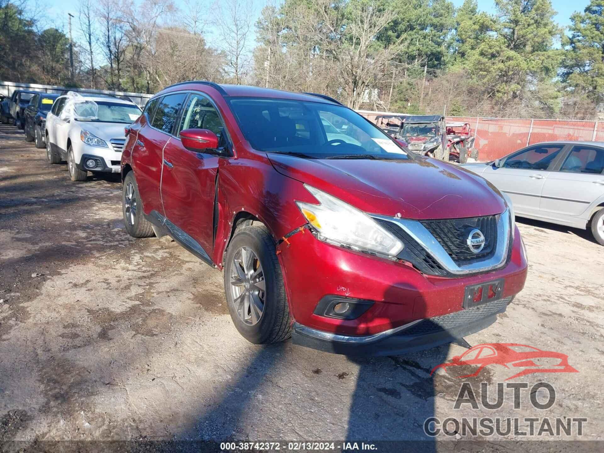 NISSAN MURANO 2016 - 5N1AZ2MG3GN125158