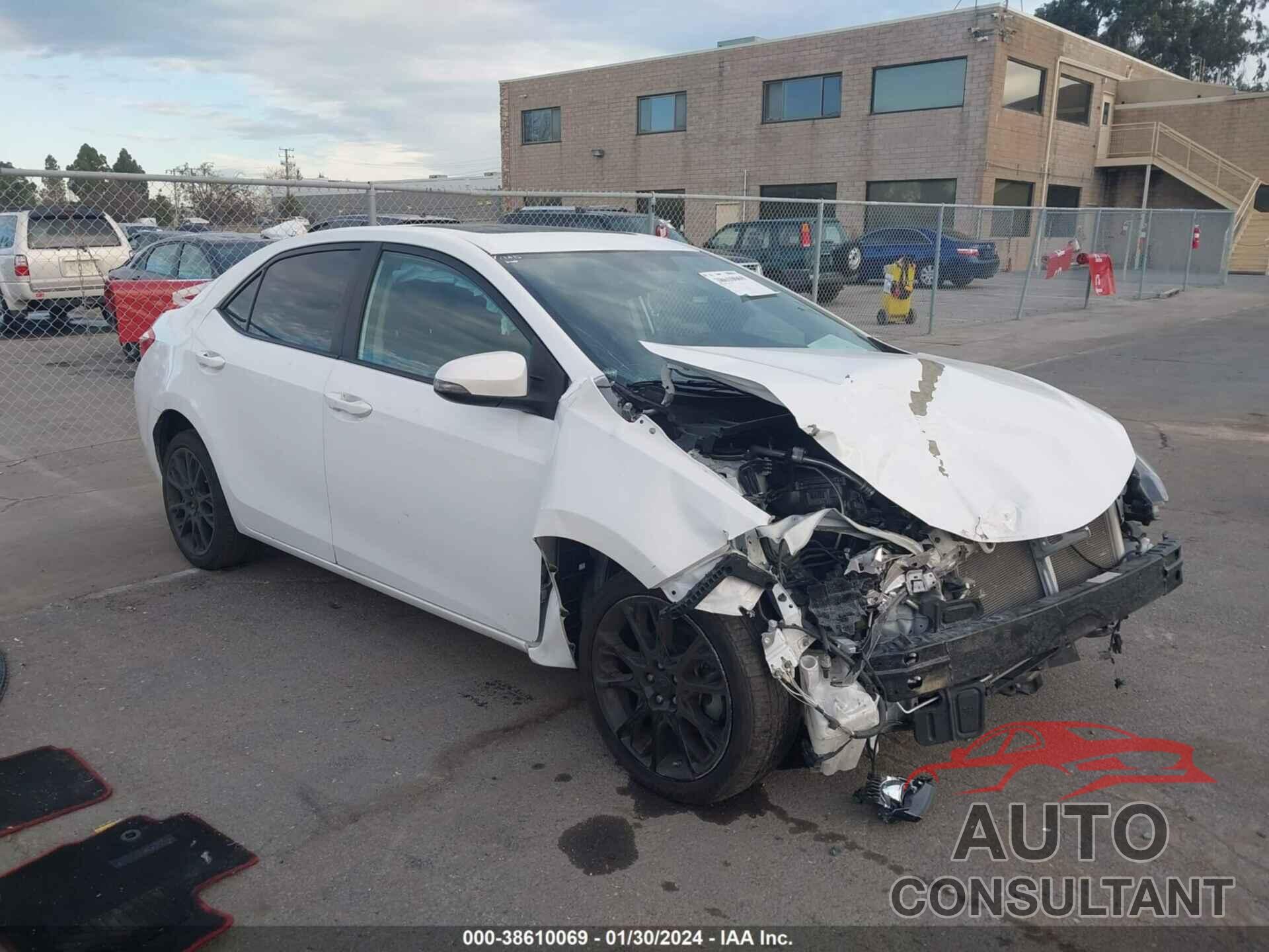 TOYOTA COROLLA 2016 - 2T1BURHE2GC554416