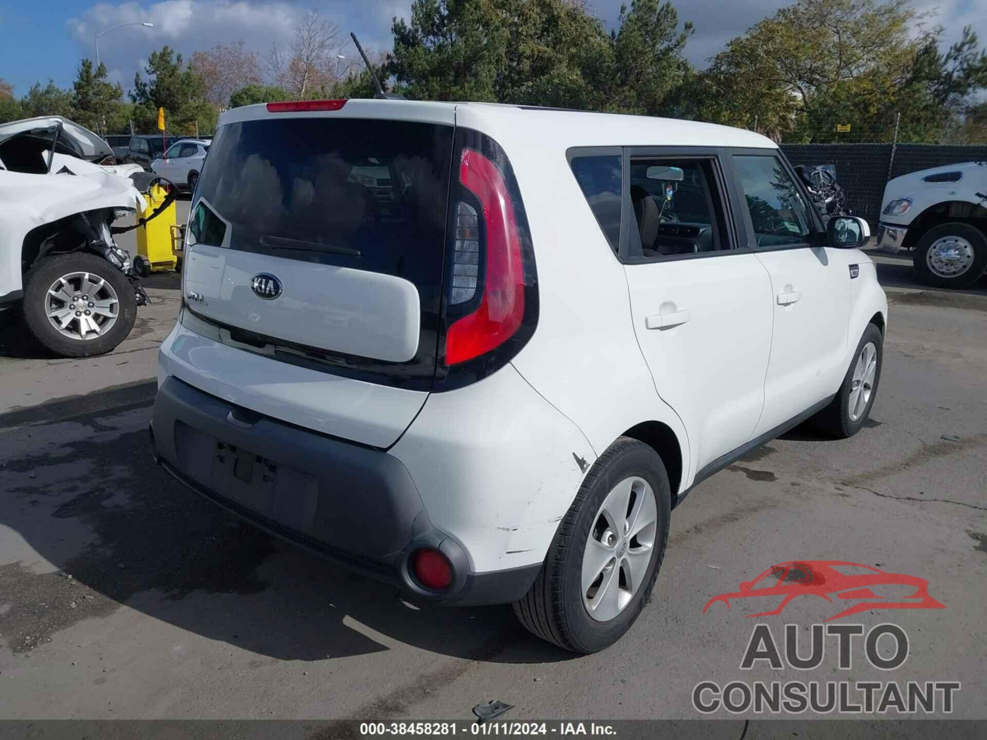 KIA SOUL 2016 - KNDJN2A28G7320279